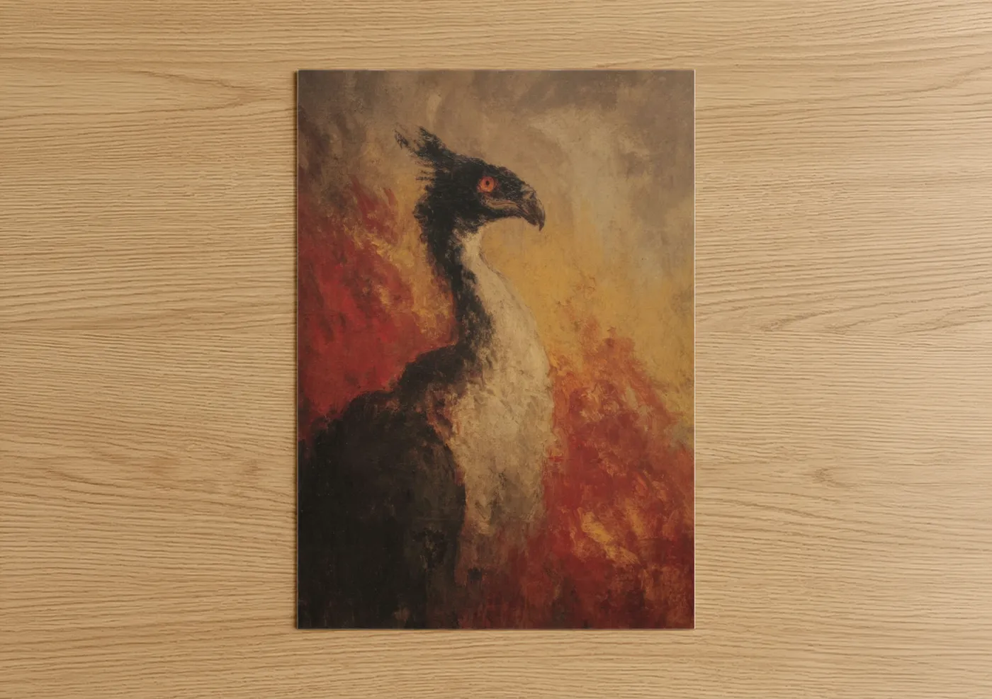 Fiery Chimera Mythical Creature Wall Art
