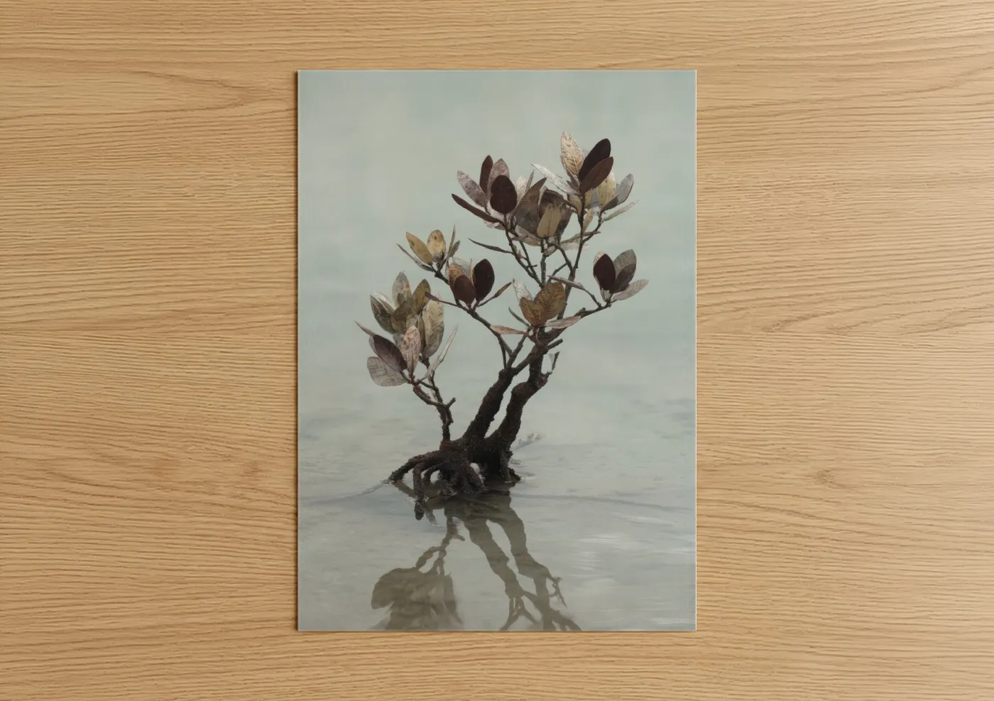Tidal Mangrove Tree Reflection Wall Art