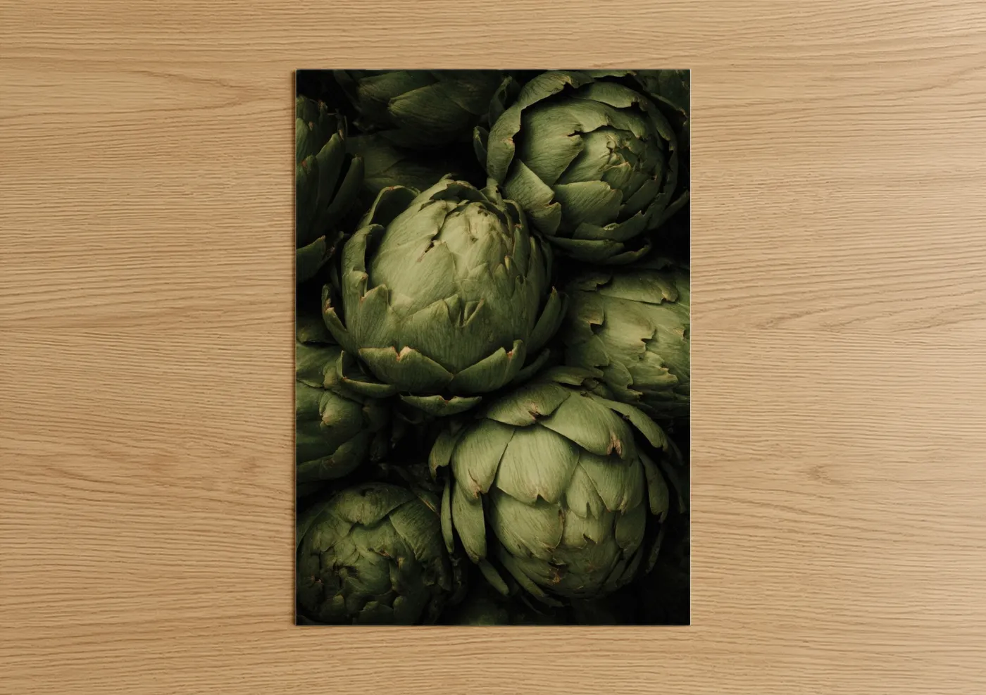Fresh Artichoke Still Life Photography Wall Art
