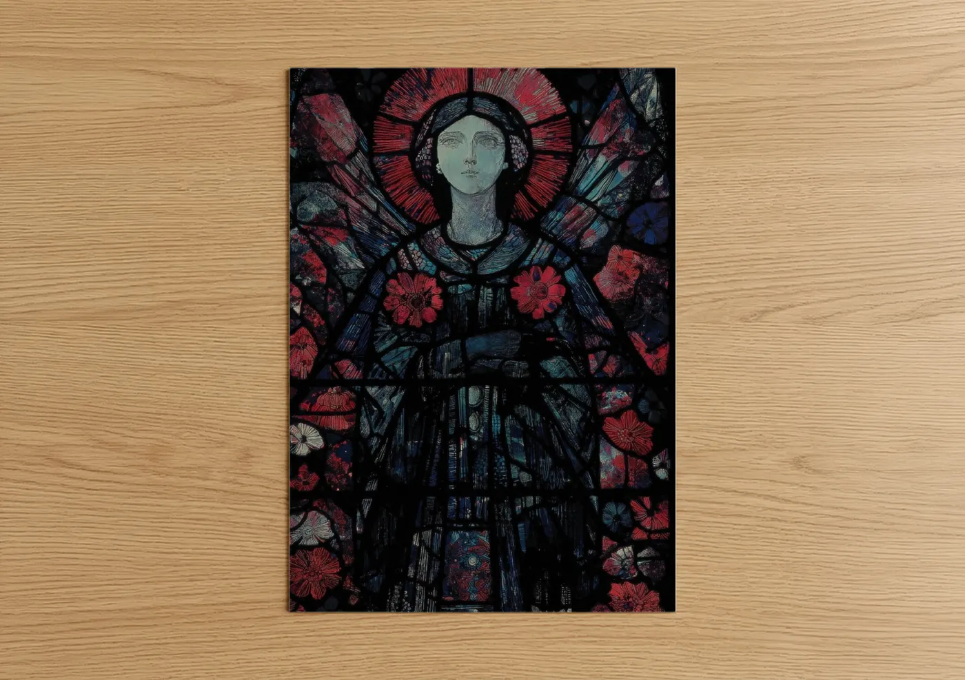 Mystical Maiden Floral Witchcraft Wall Art