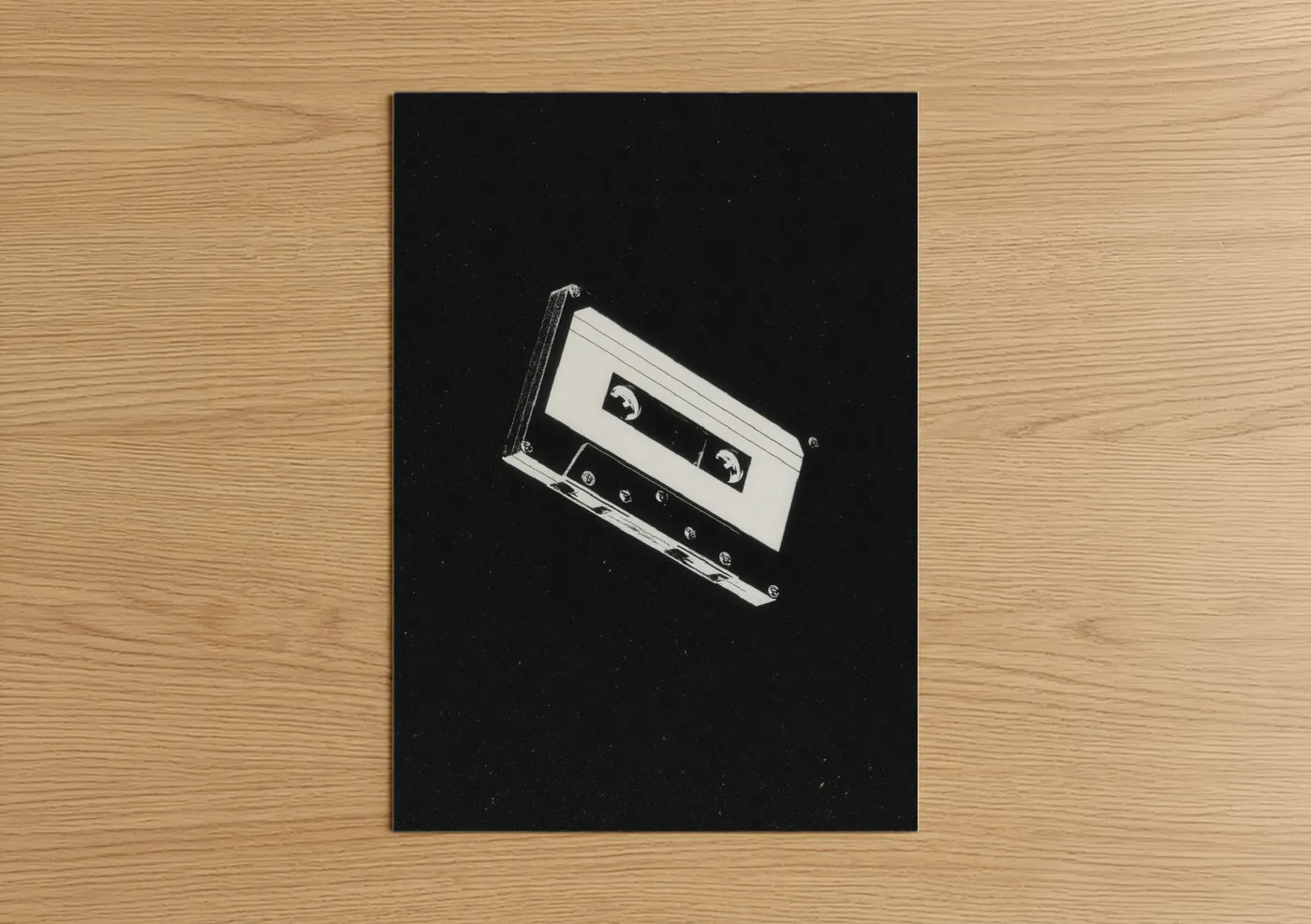 Cosmic Cassette Tape Retro Music Wall Art