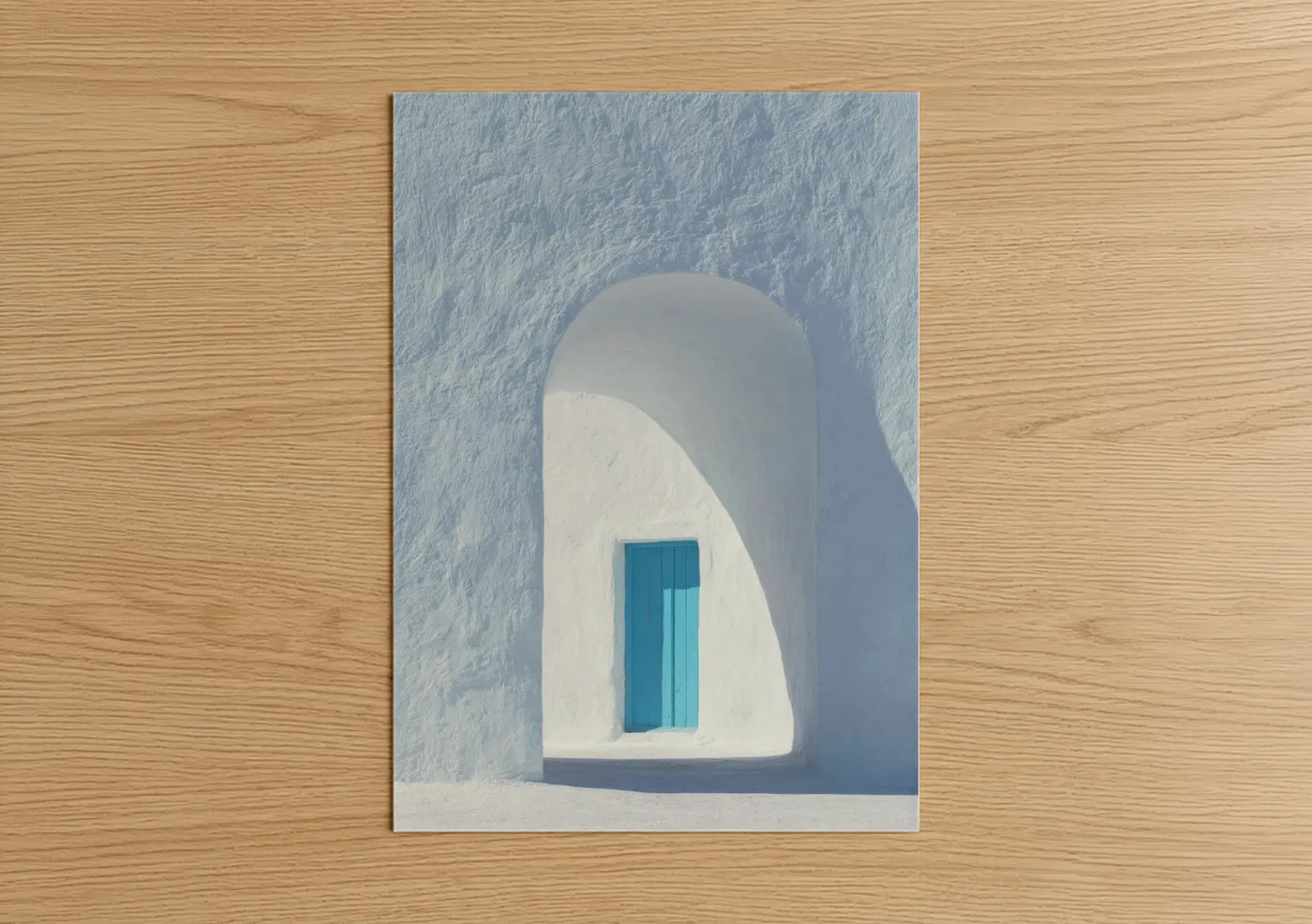 Blue Door Mediterranean Arch Wall Art
