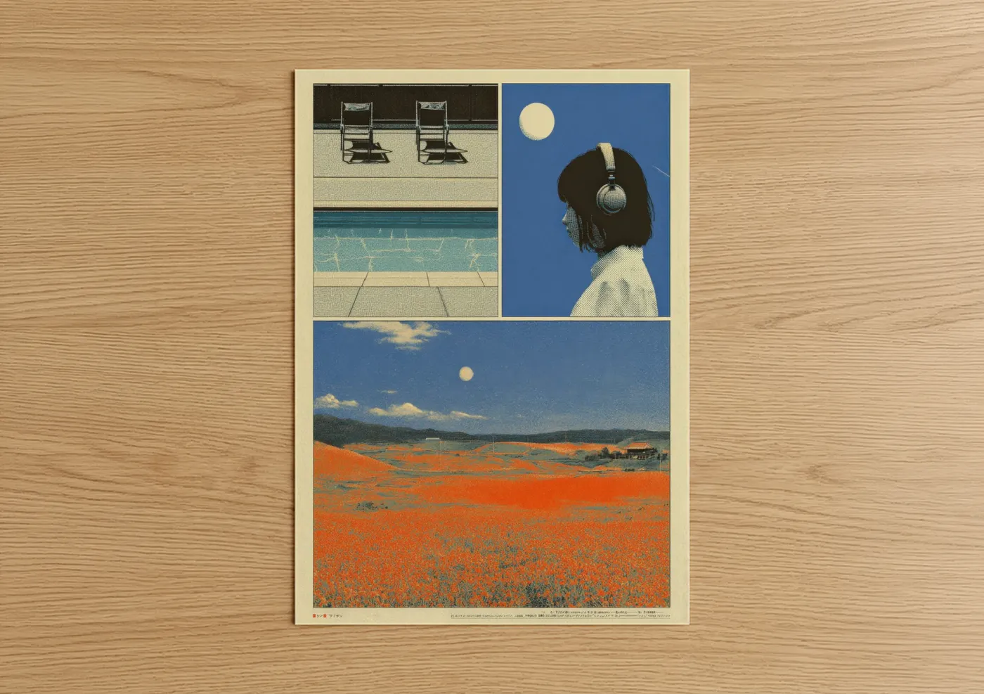 Japanese Y2K Aesthetic Dreamy Collage Wall Art