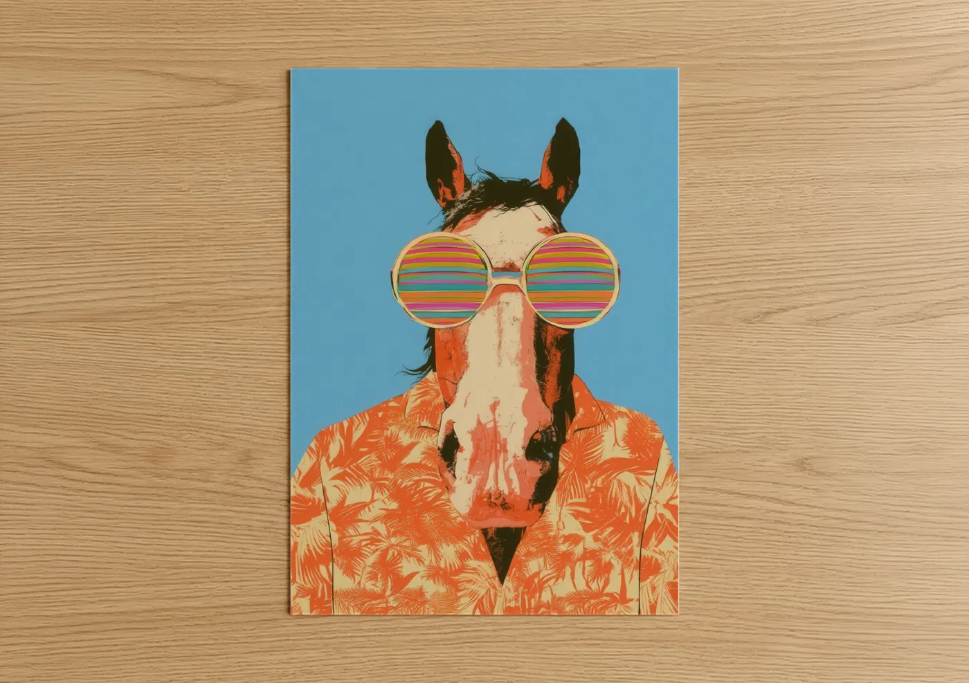 Groovy Clydesdale Horse Pop Wall Art