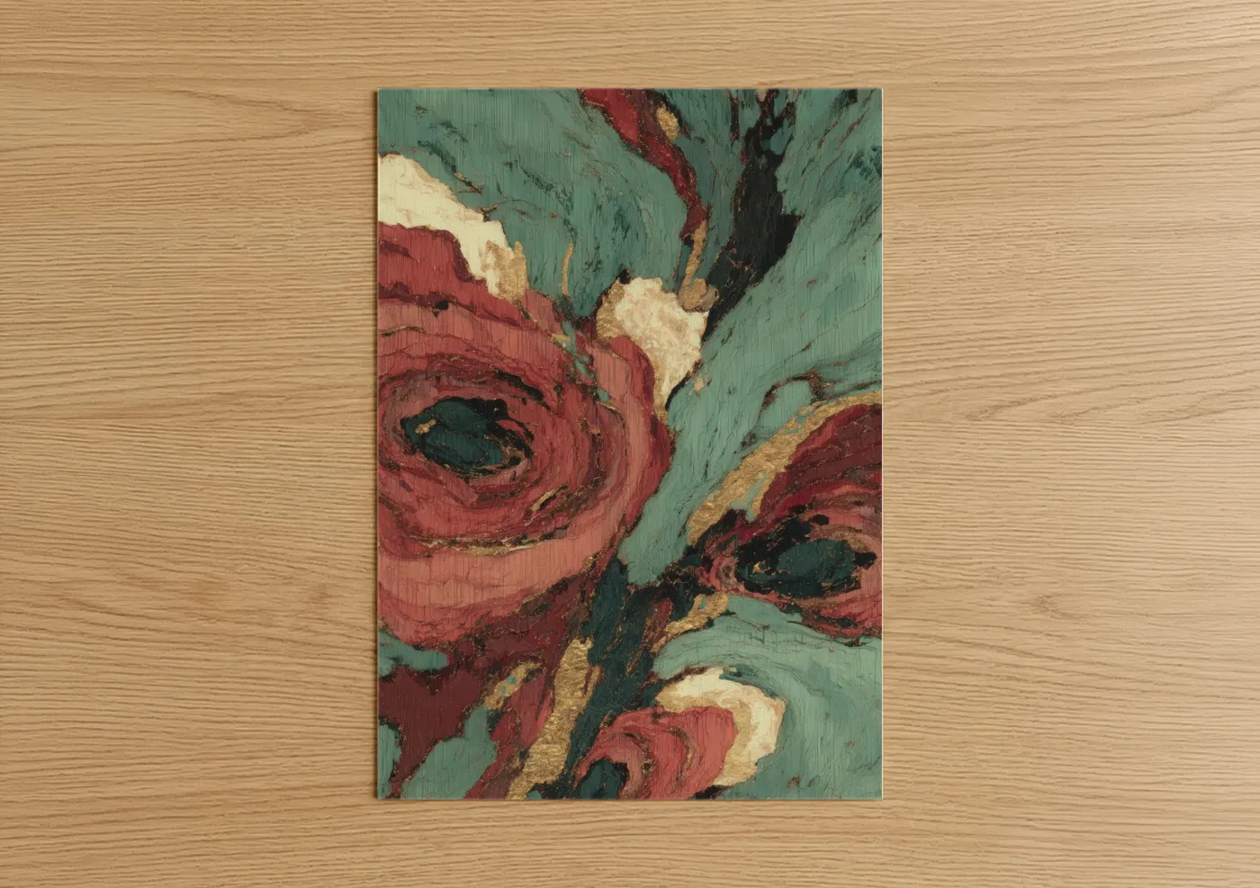 Vintage Arbutus Tree Abstract Wall Art