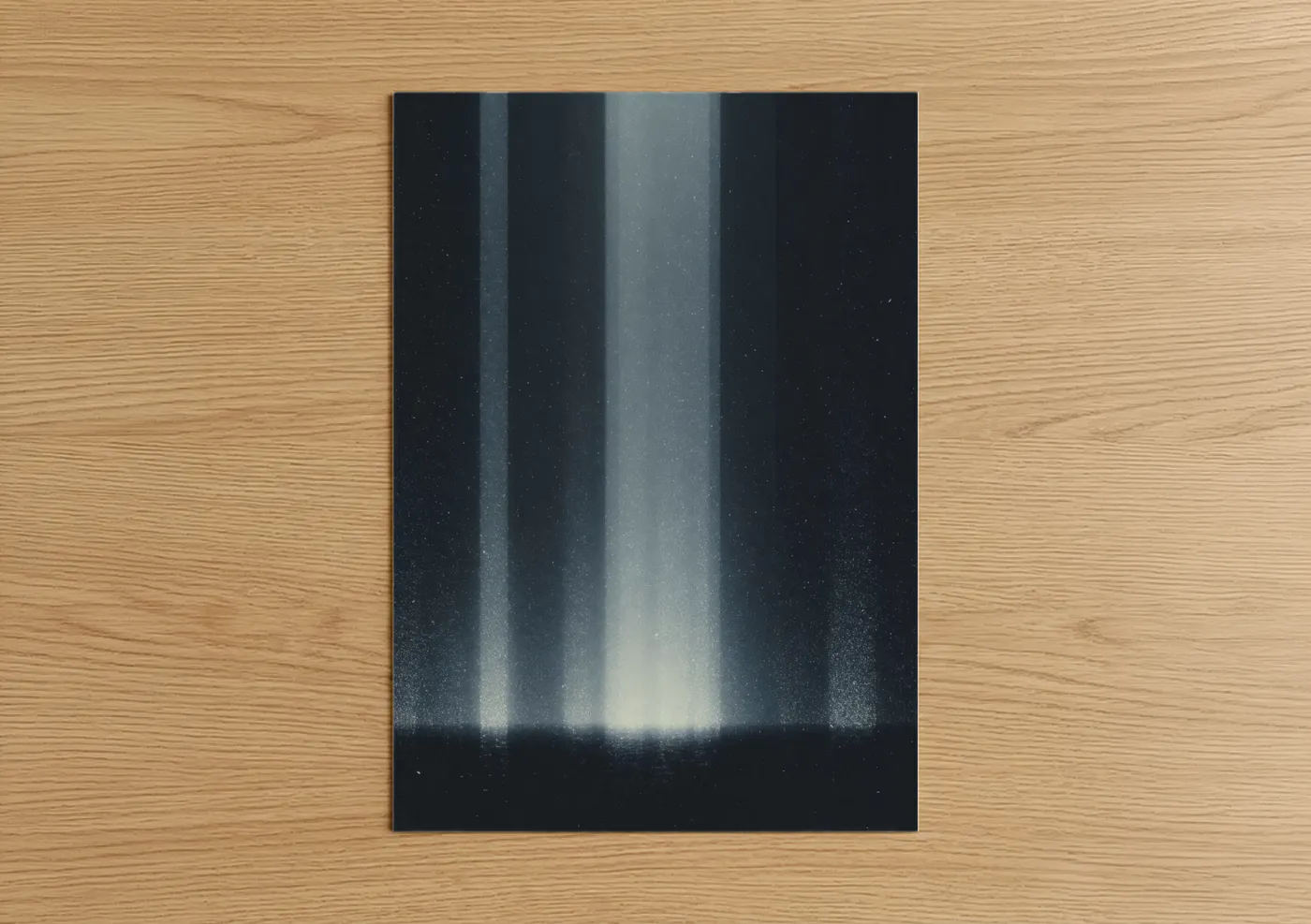 Luminous Columns Light Beams Wall Art