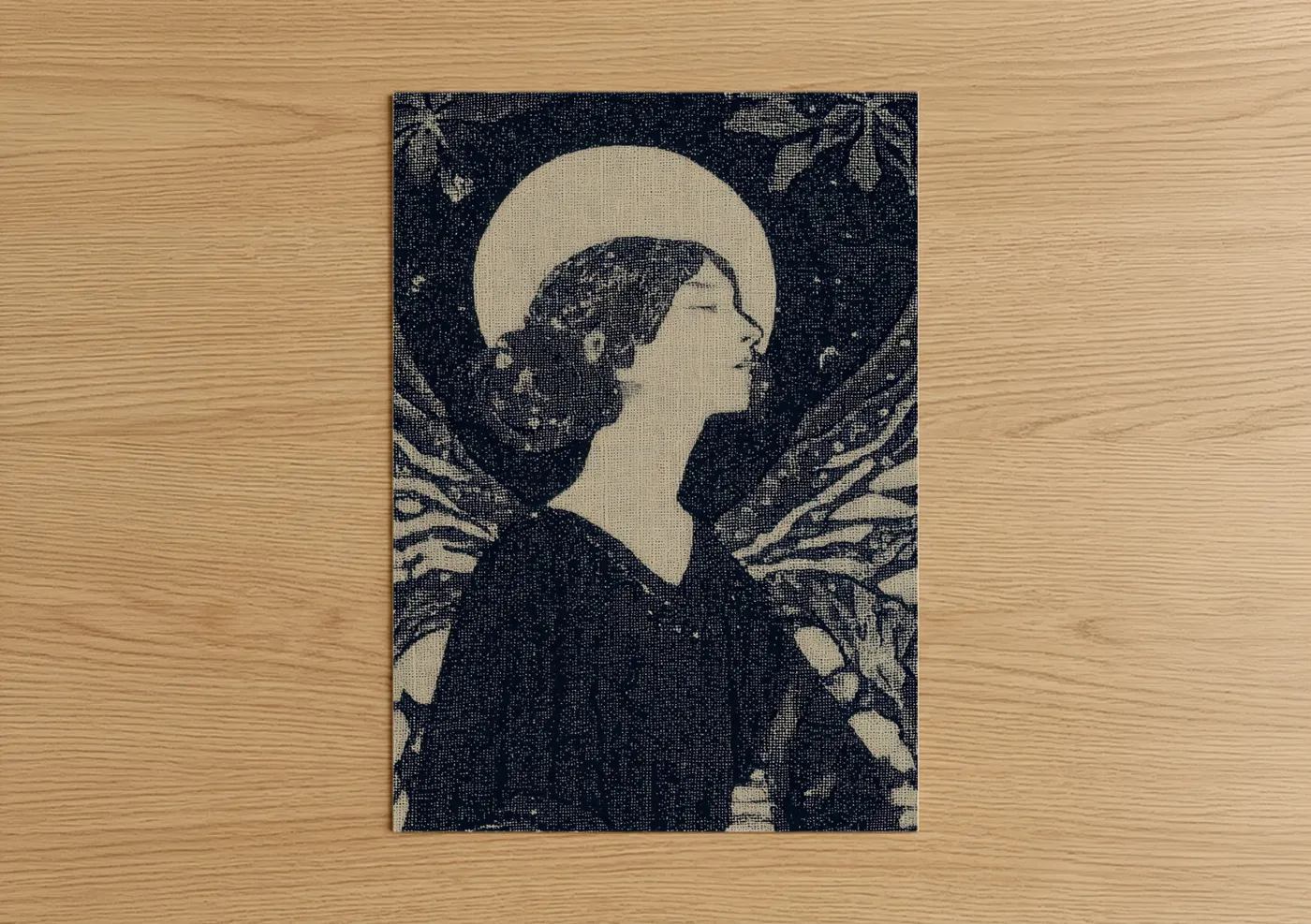 Ethereal Fairy Profile Art Print Wall Art