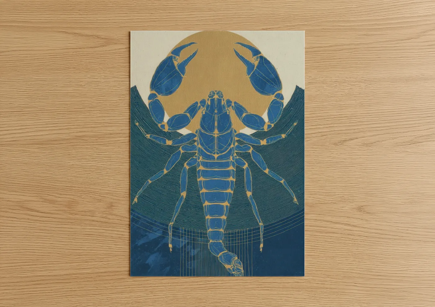Celestial Scorpio Zodiac Constellation Wall Art