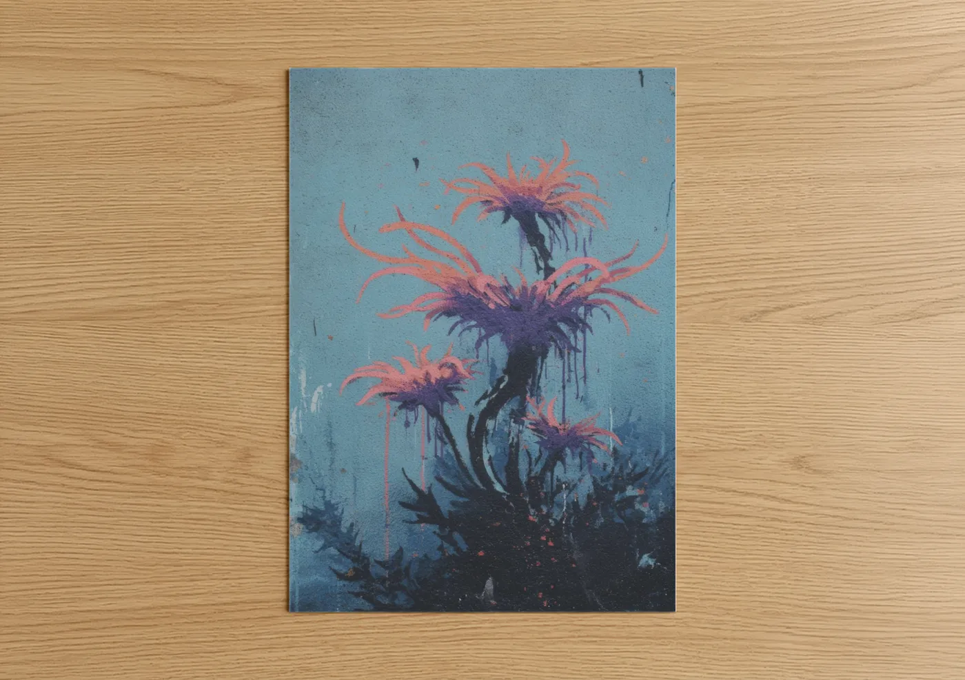 Coral Dream Sea Anemone Wall Art