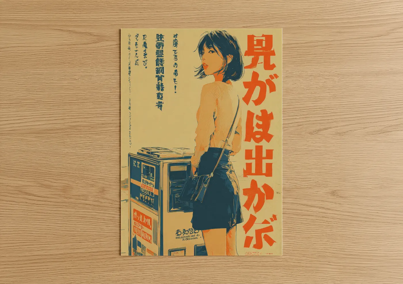 Vintage Japanese Ads Retro Poster Wall Art