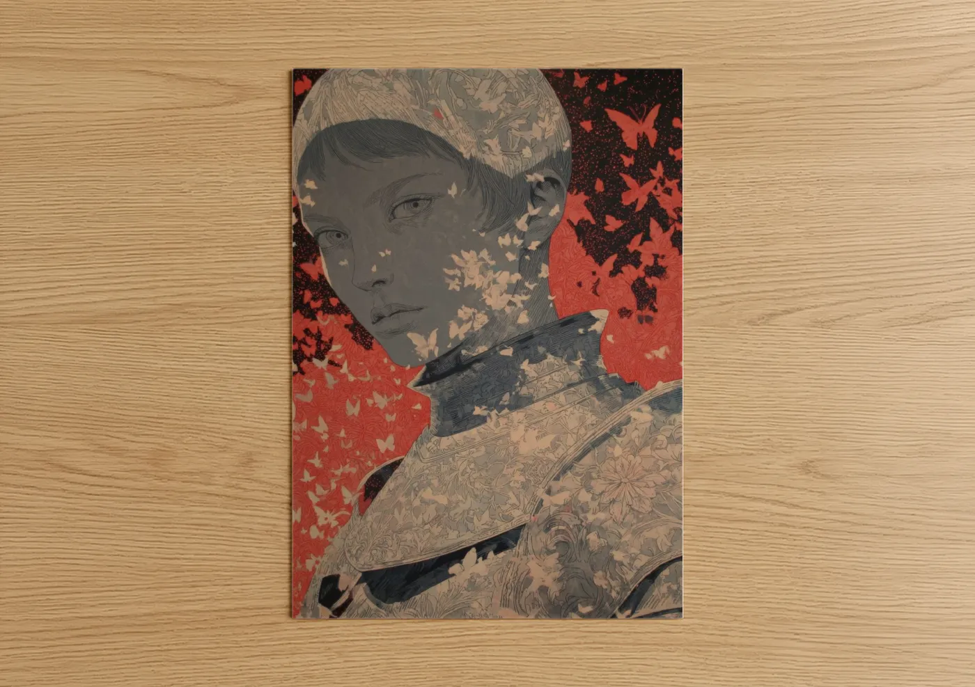 Joan of Arc Spiritual Portrait Wall Art