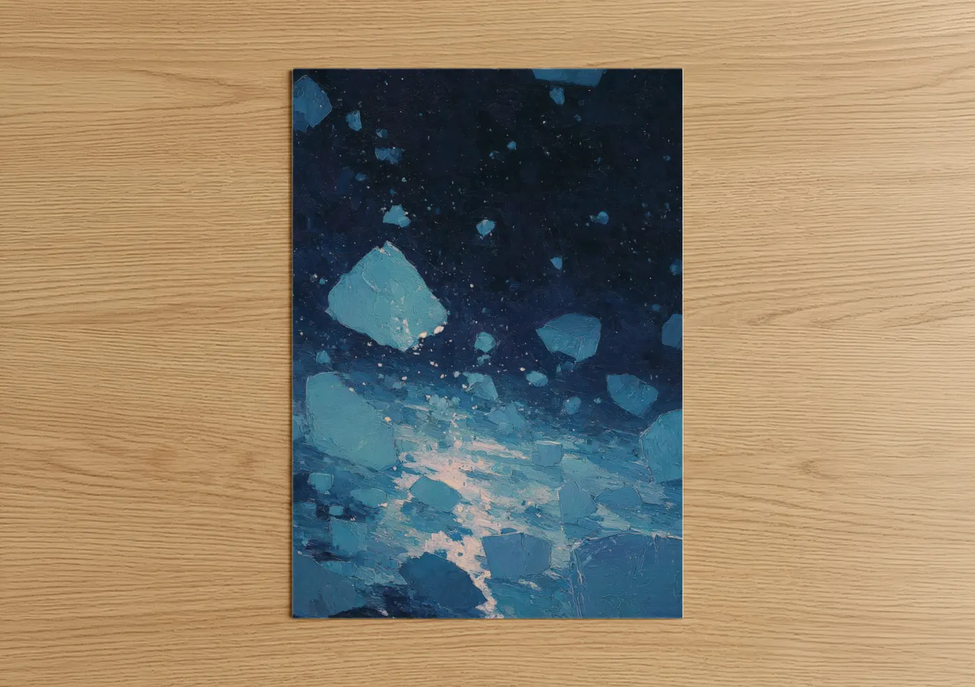 Celestial Stones Star Field Painting Wall Art