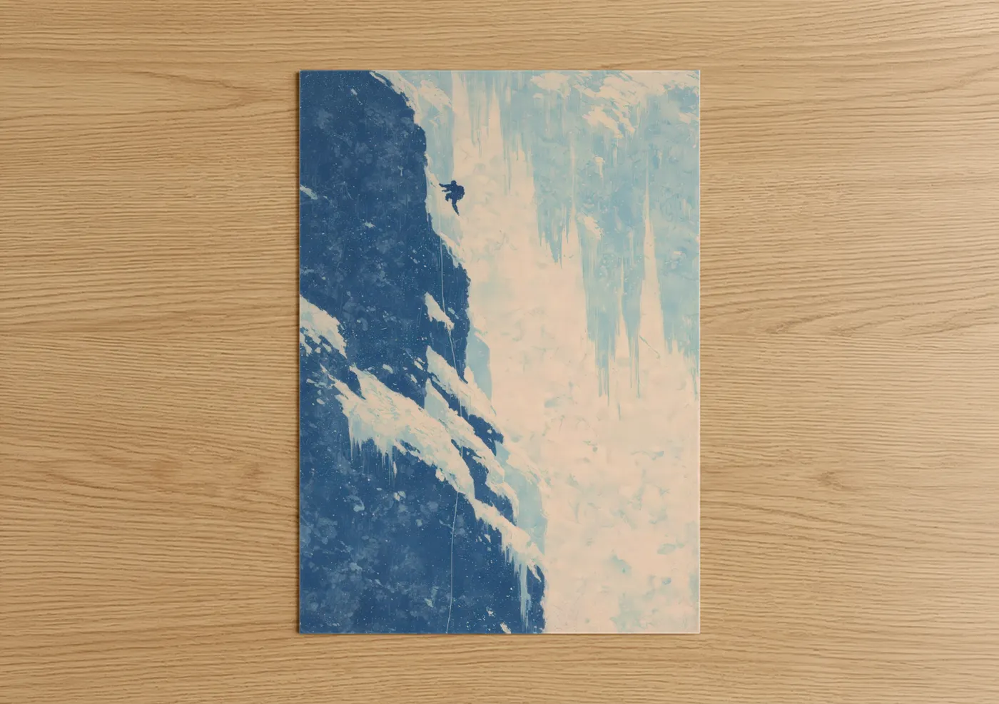Ice Climbing Adventure Winter Sport Wall Art