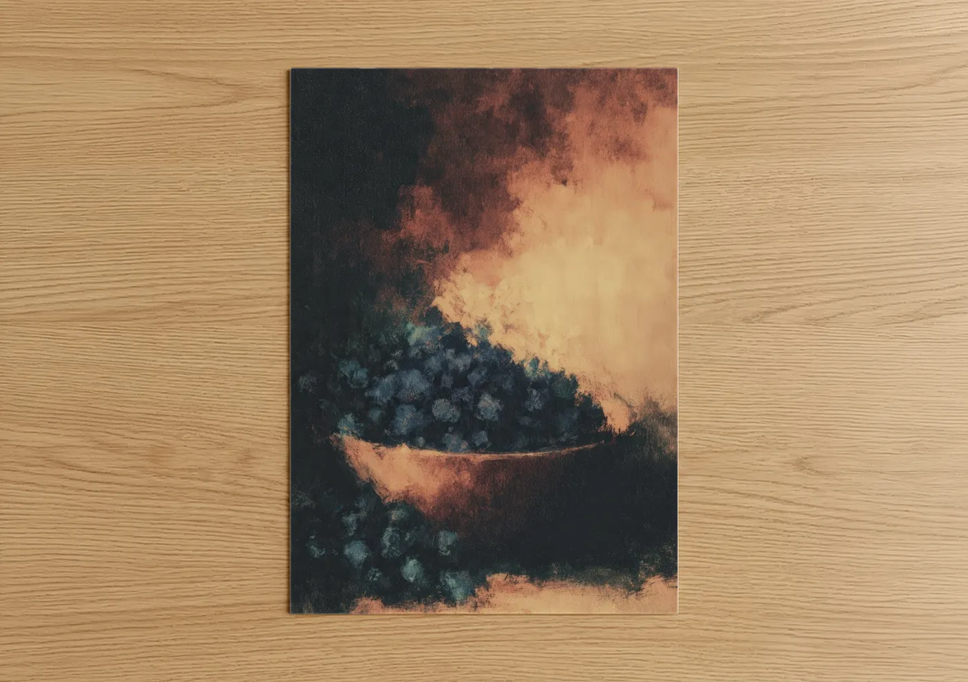 Ethereal Fruit Bowl Dreamy Wall Art