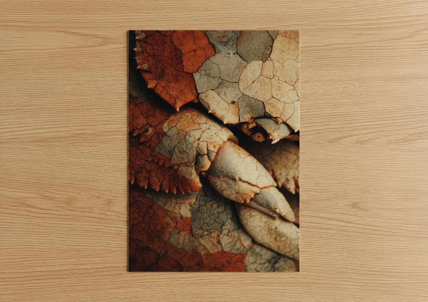 Russet Crab Close-Up Macro Photography Wall Art