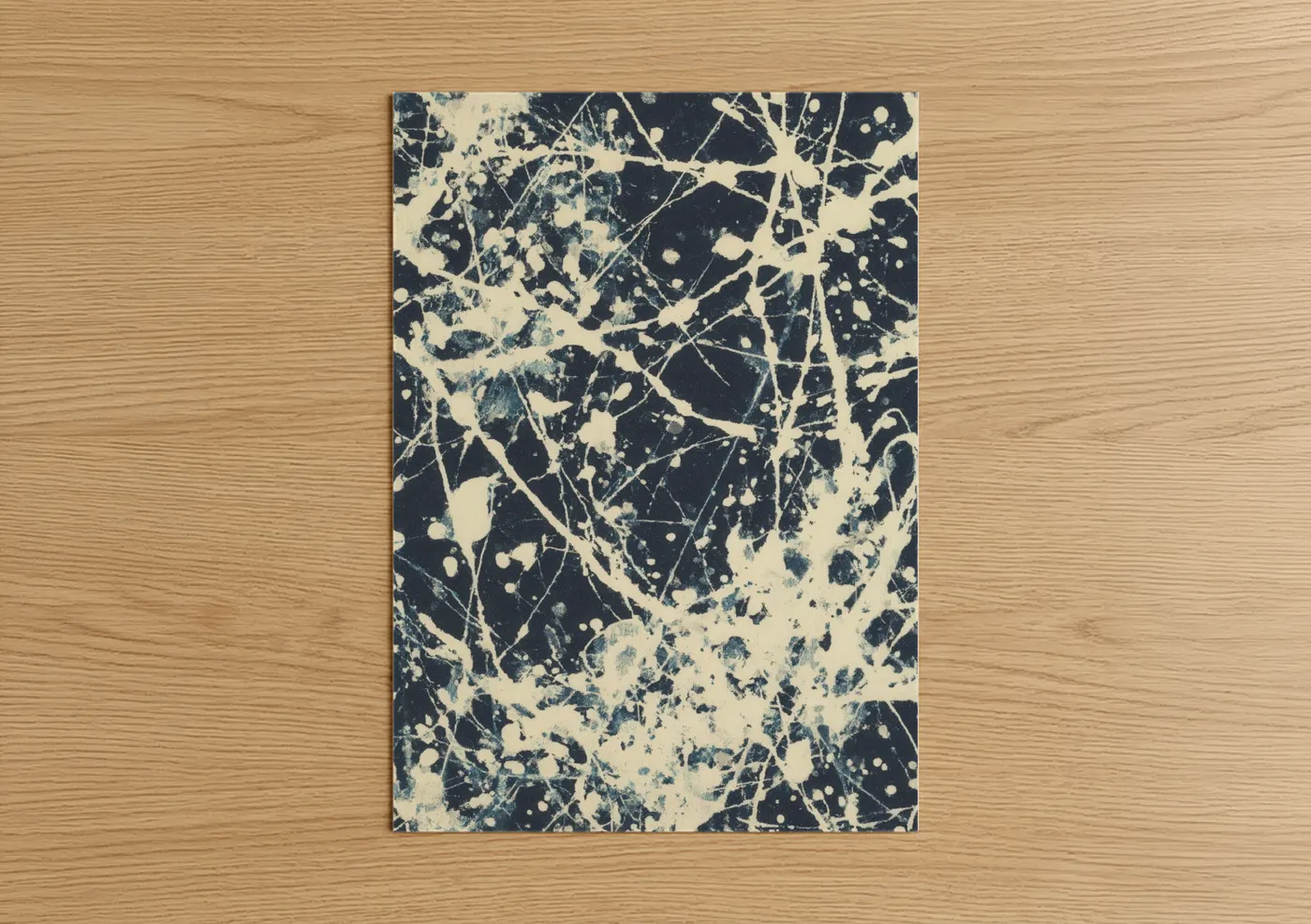 Abstract Expressionism Cosmic Splatter Wall Art