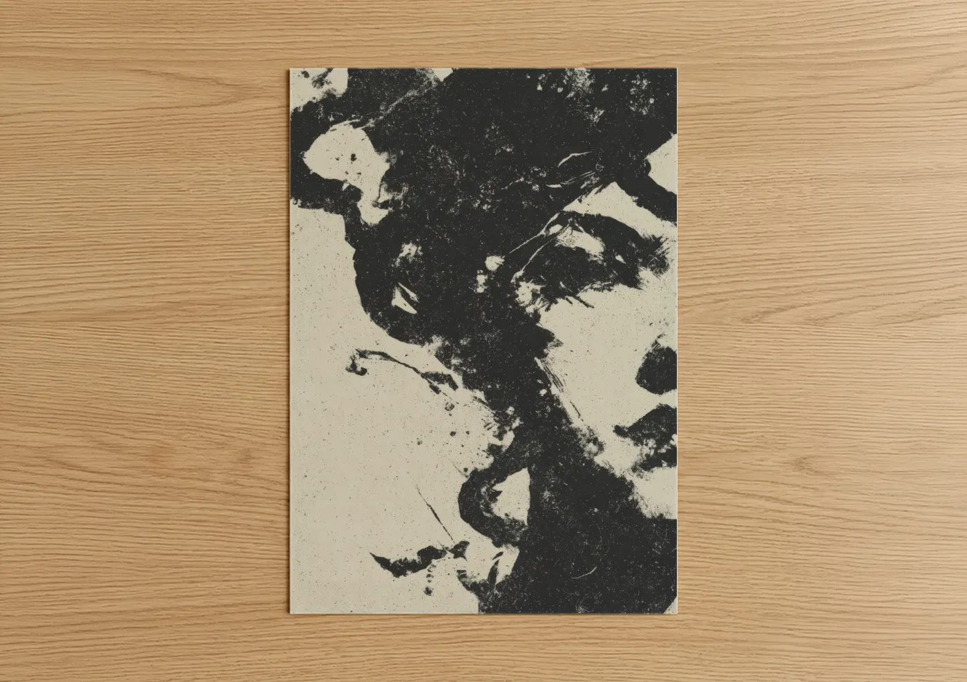 Shadowed Medusa Abstract Mythical Wall Art