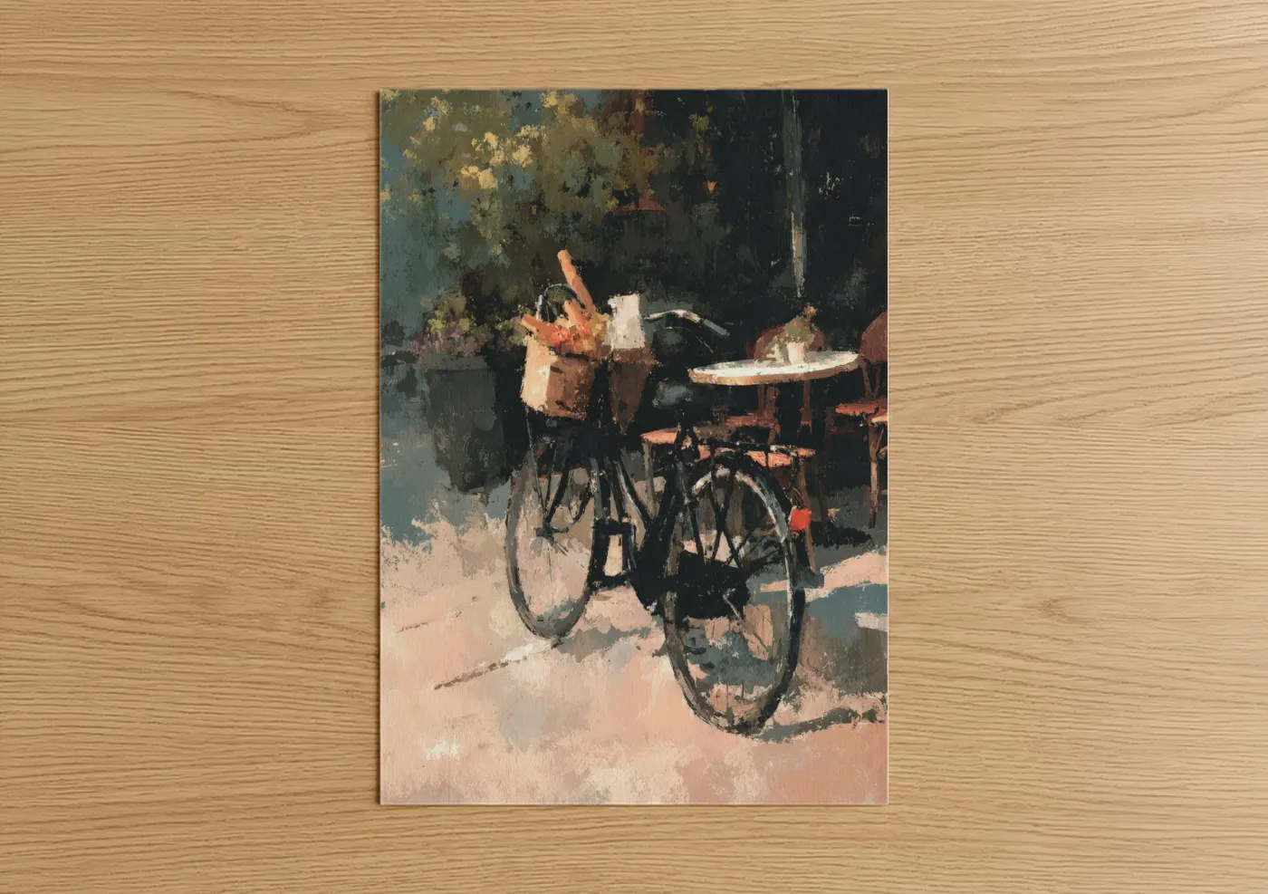Vintage Bicycle Alley Street Wall Art