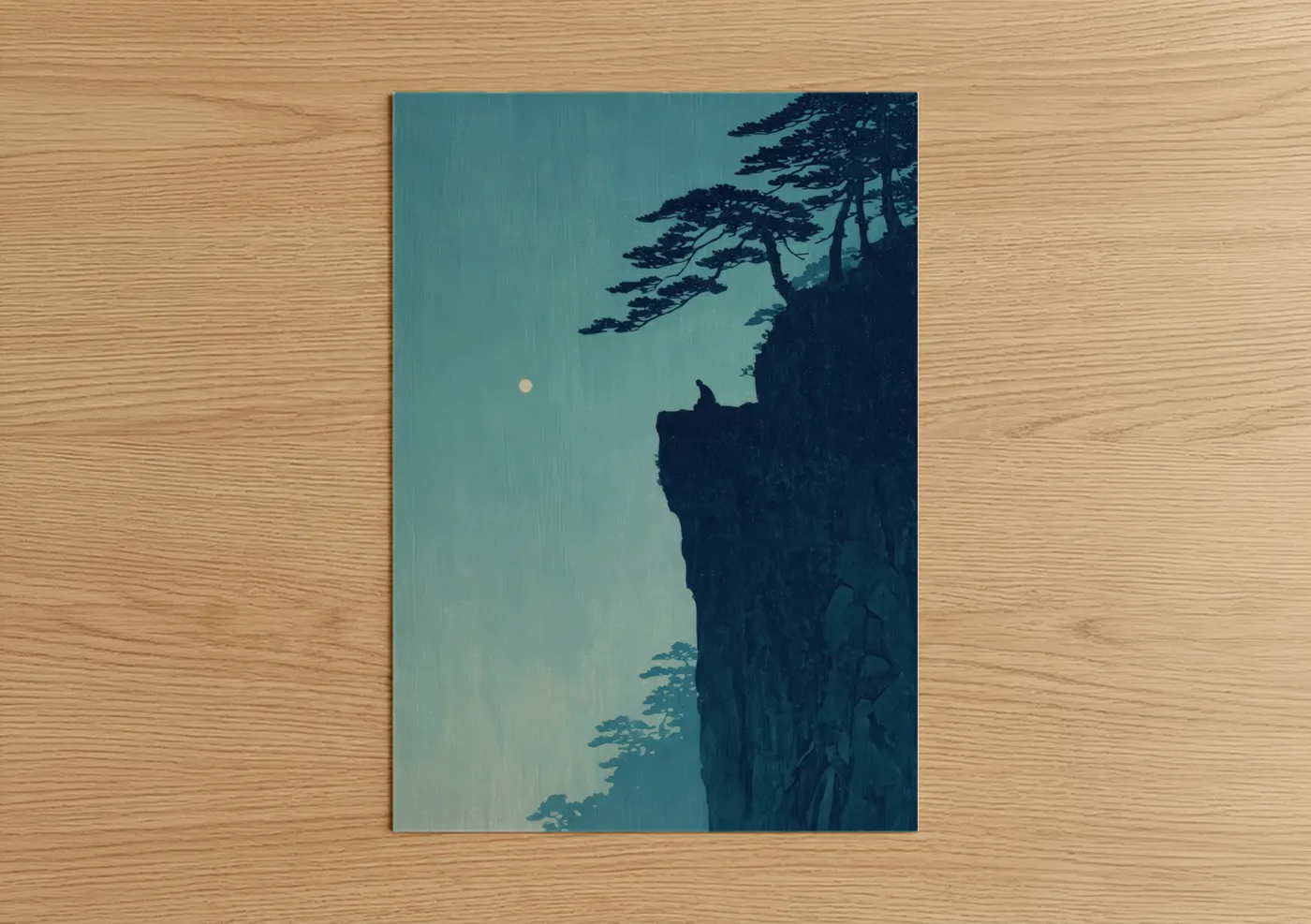 Rock Climber Cliff Summit Adventure Wall Art