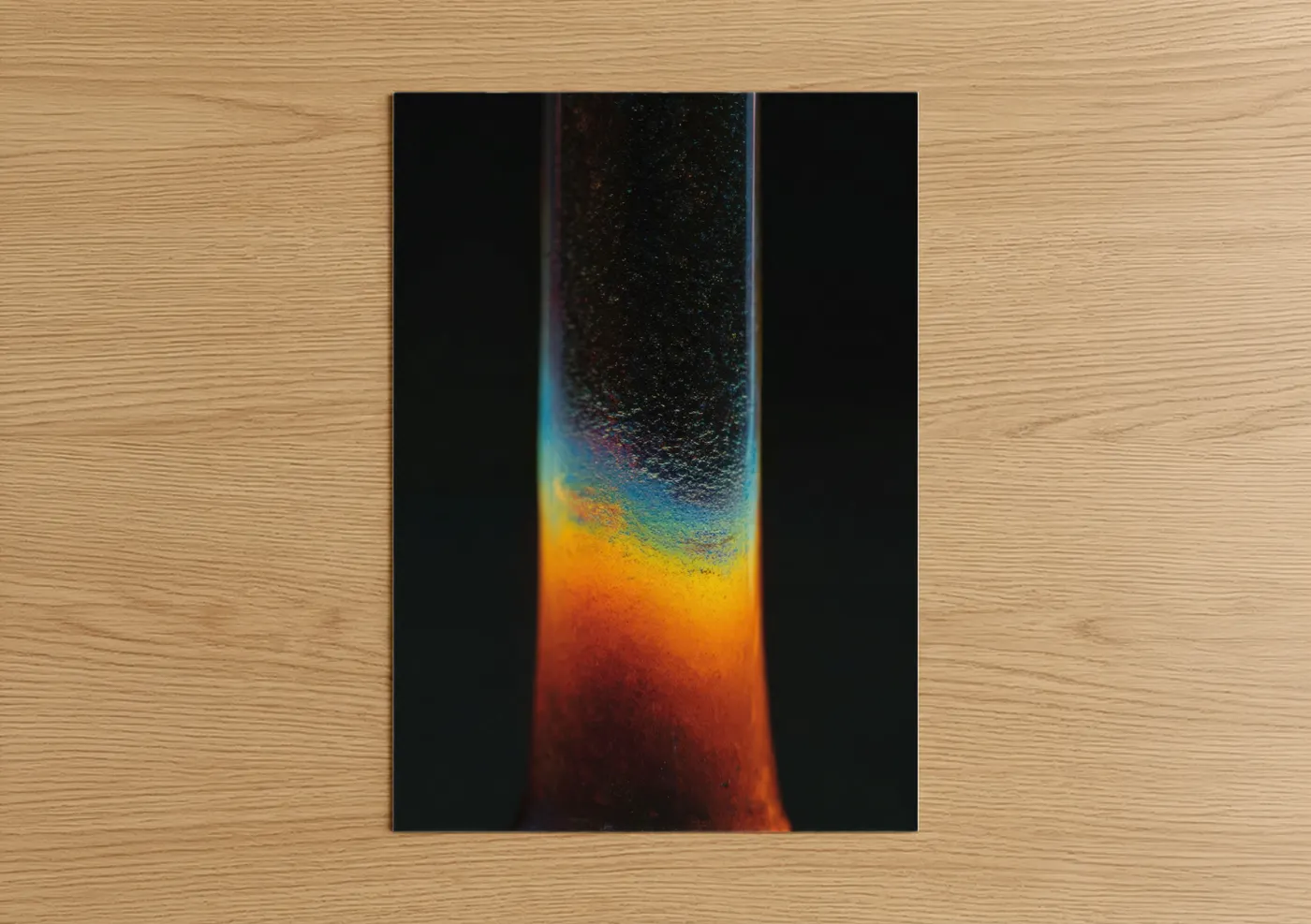 Molten Glass Gradient Fire Wall Art