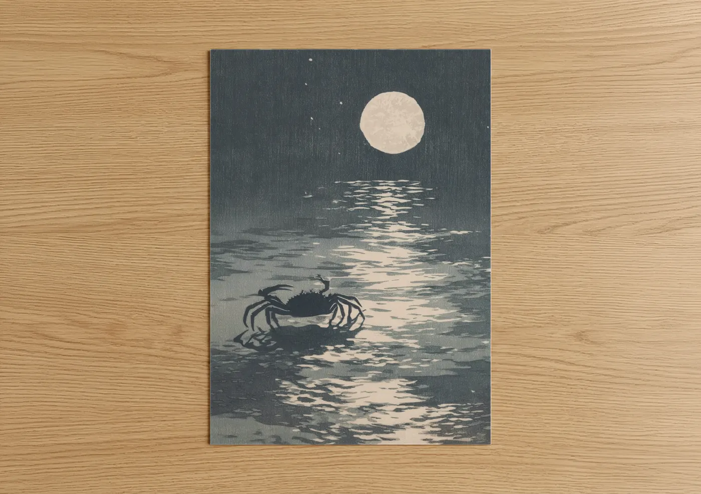 Cancer Zodiac Moonlit Water Wall Art