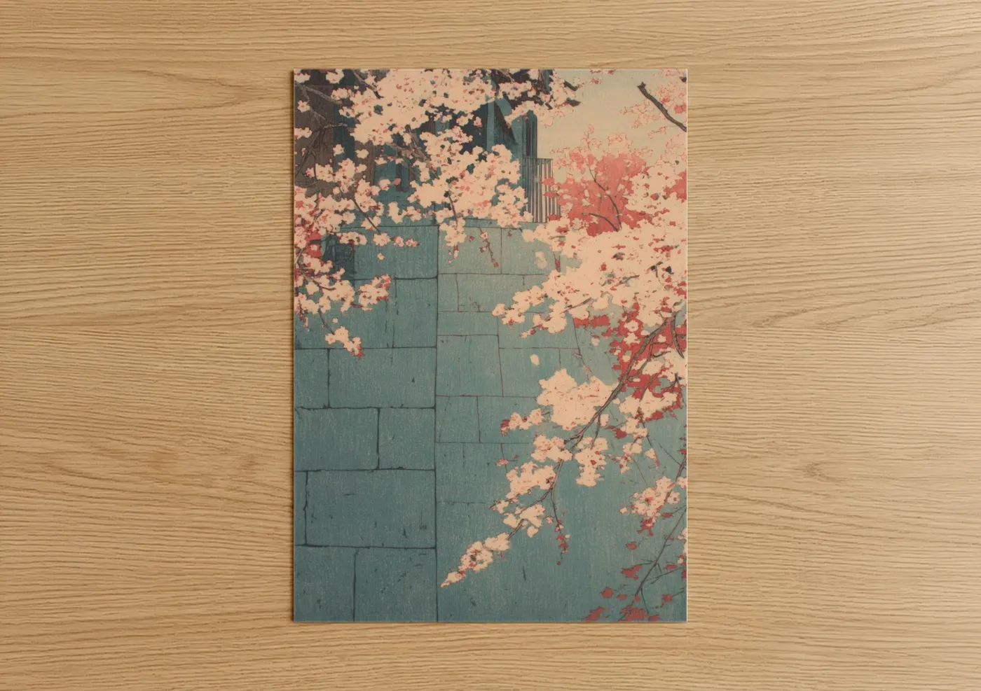 Cherry Blossom Masonry Wall Art