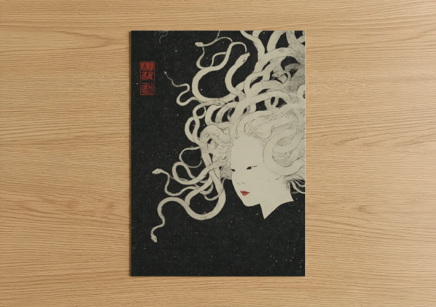 Serpent Medusa Mythical Creature Wall Art