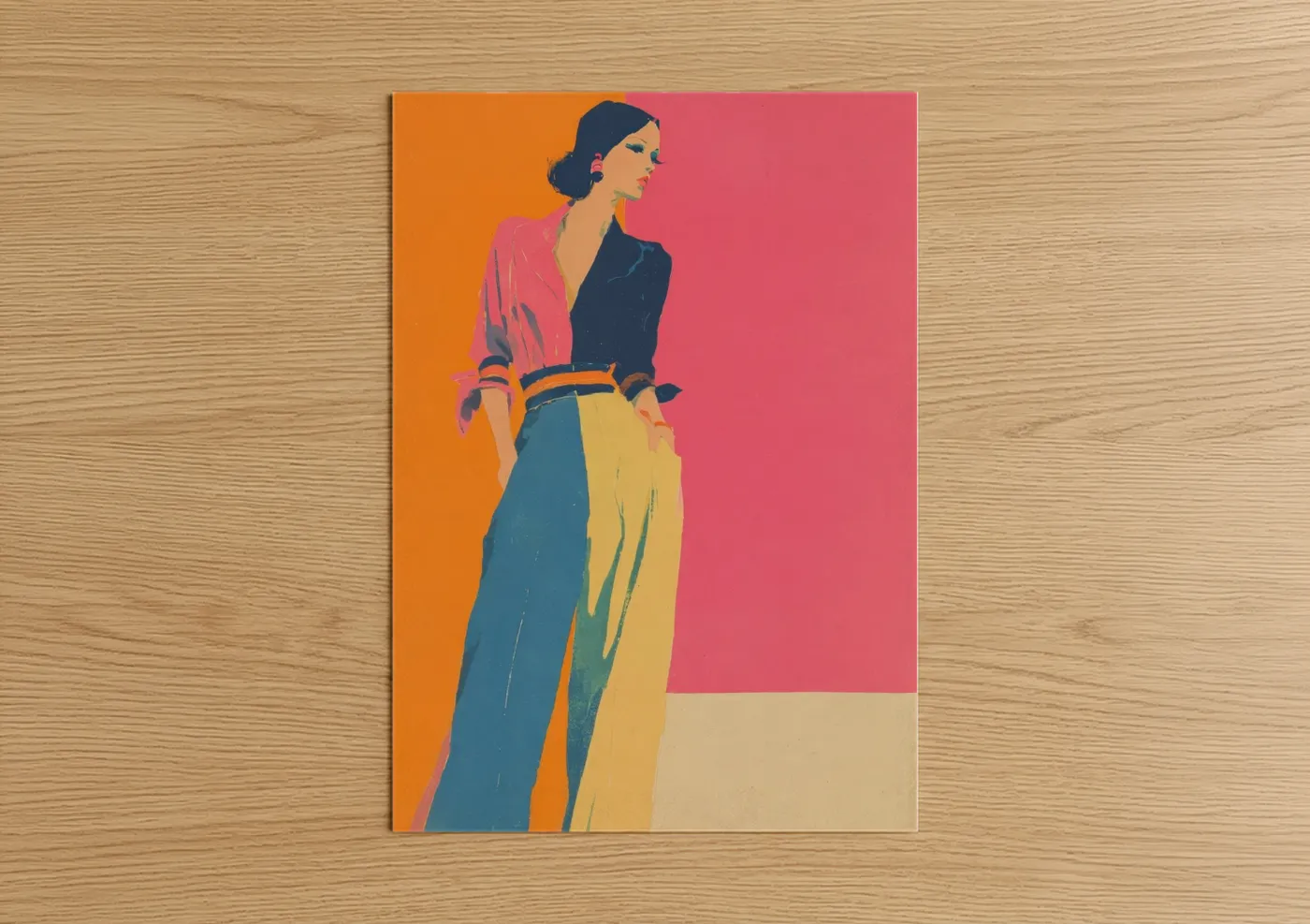 Retro Fashion Icon Vintage Style Wall Art