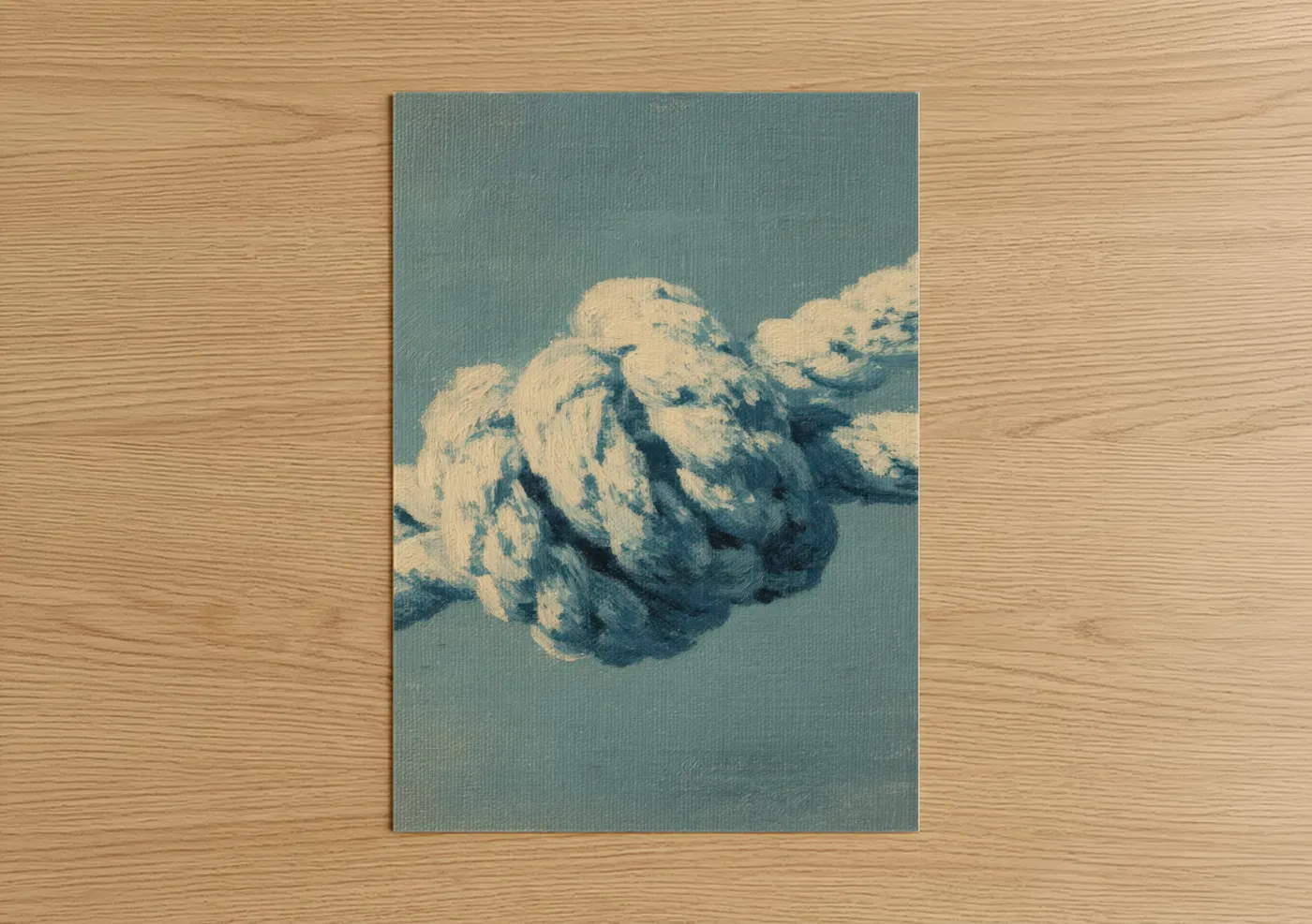 Nautical Rope Knot Watercolor Wall Art