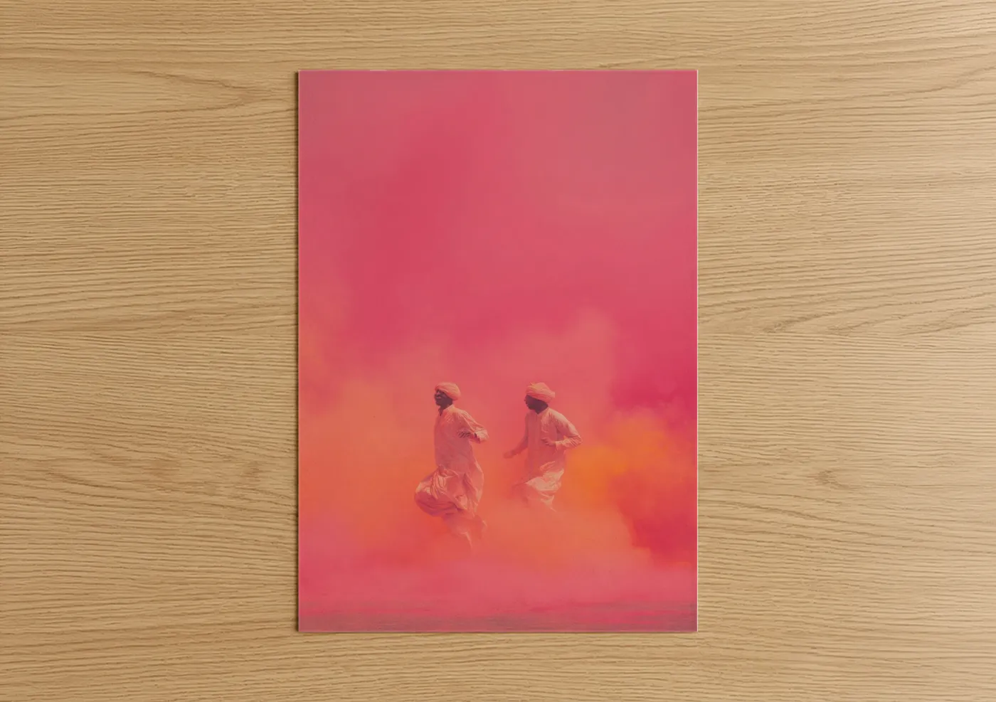 Holi Celebration Vibrant Festival Wall Art