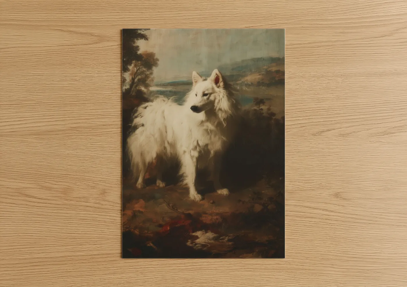 White Spitz Mountain Landscape Portrait Wall Art