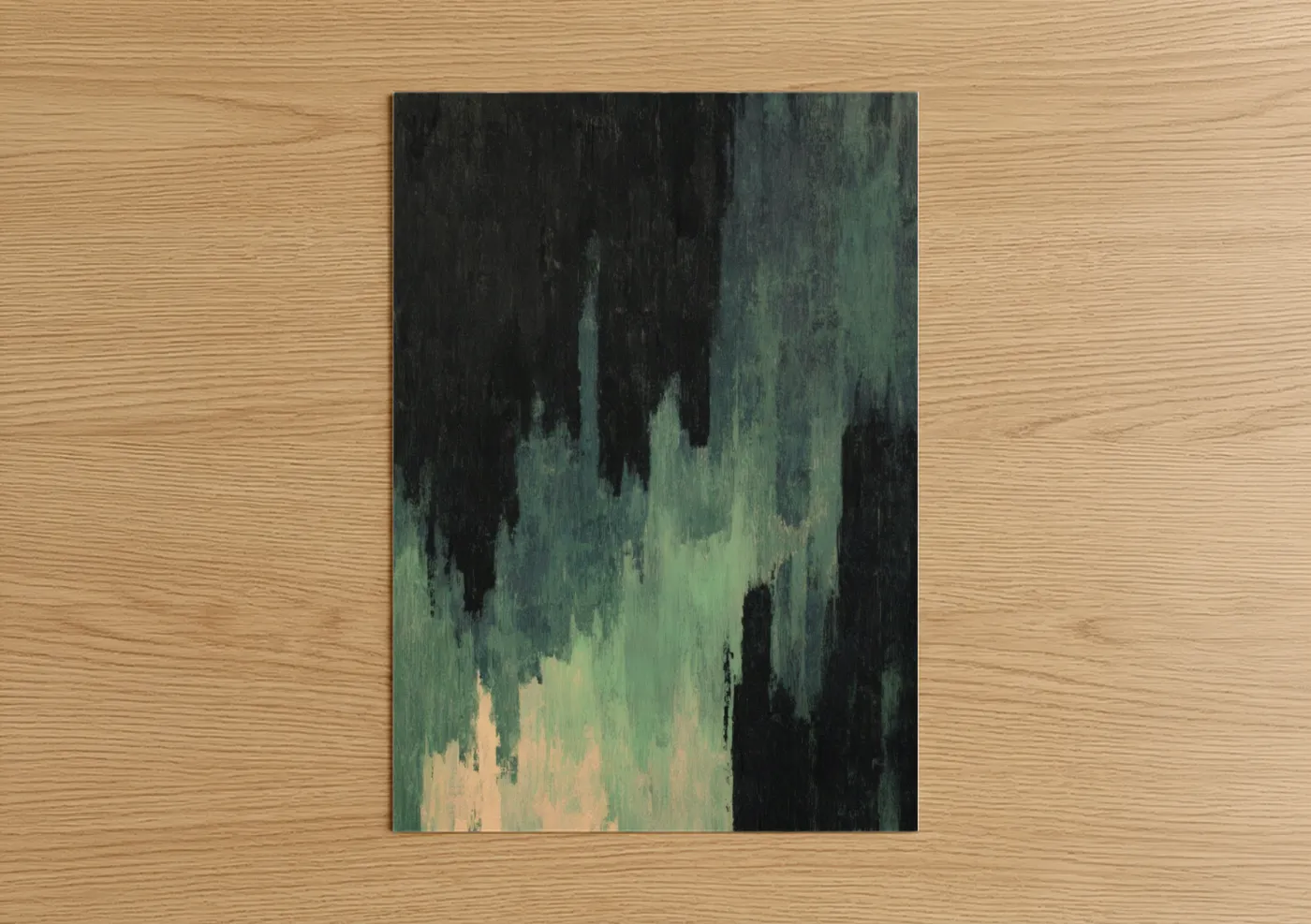 Abstract Expressionism Twilight Emergence Wall Art
