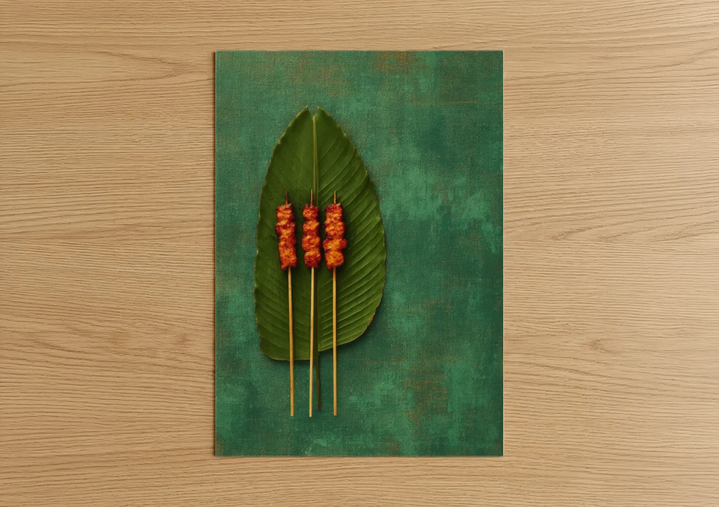 Skewered Poultry Spice Food Wall Art