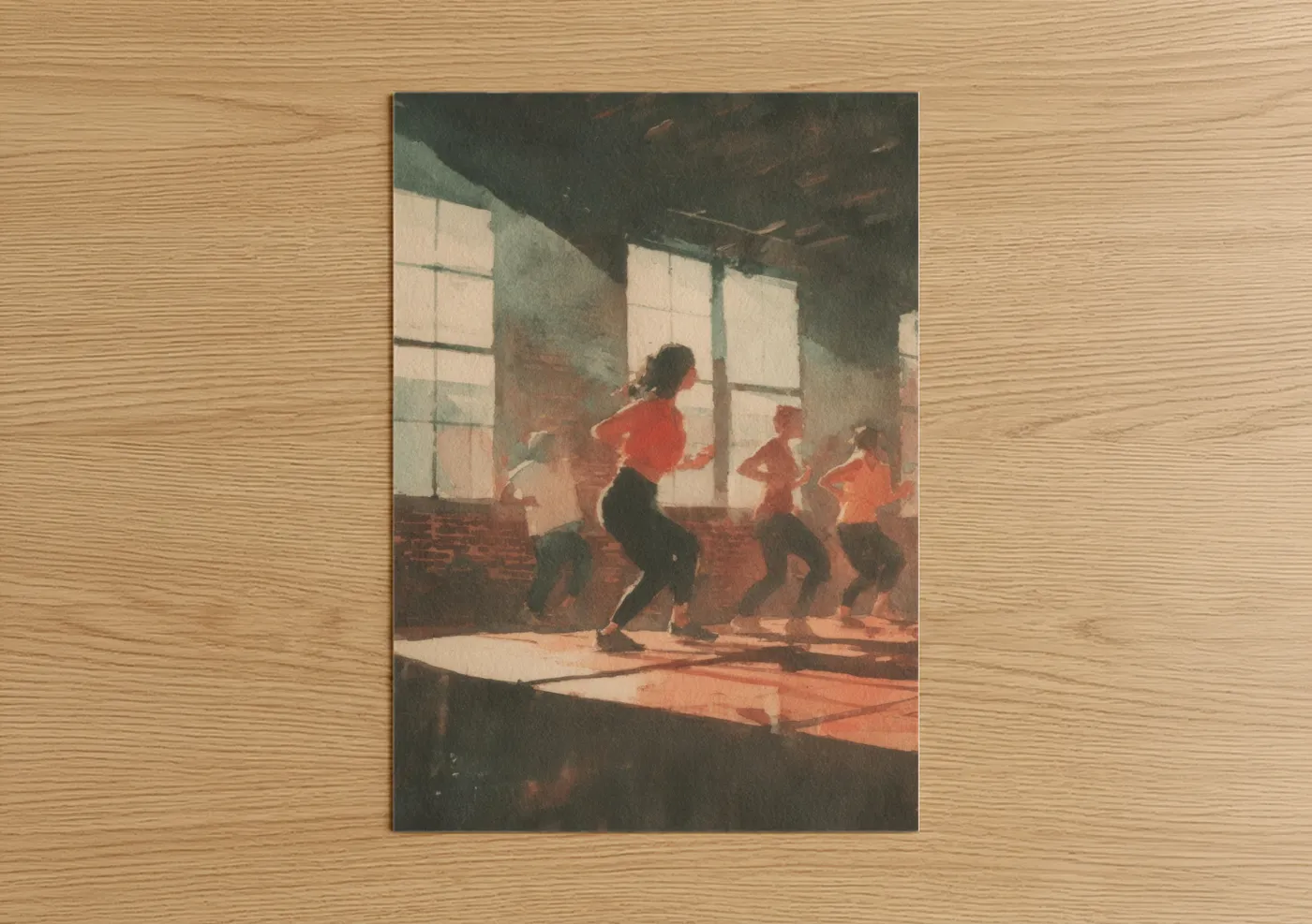 Zumba Dance Studio Urban Fitness Wall Art
