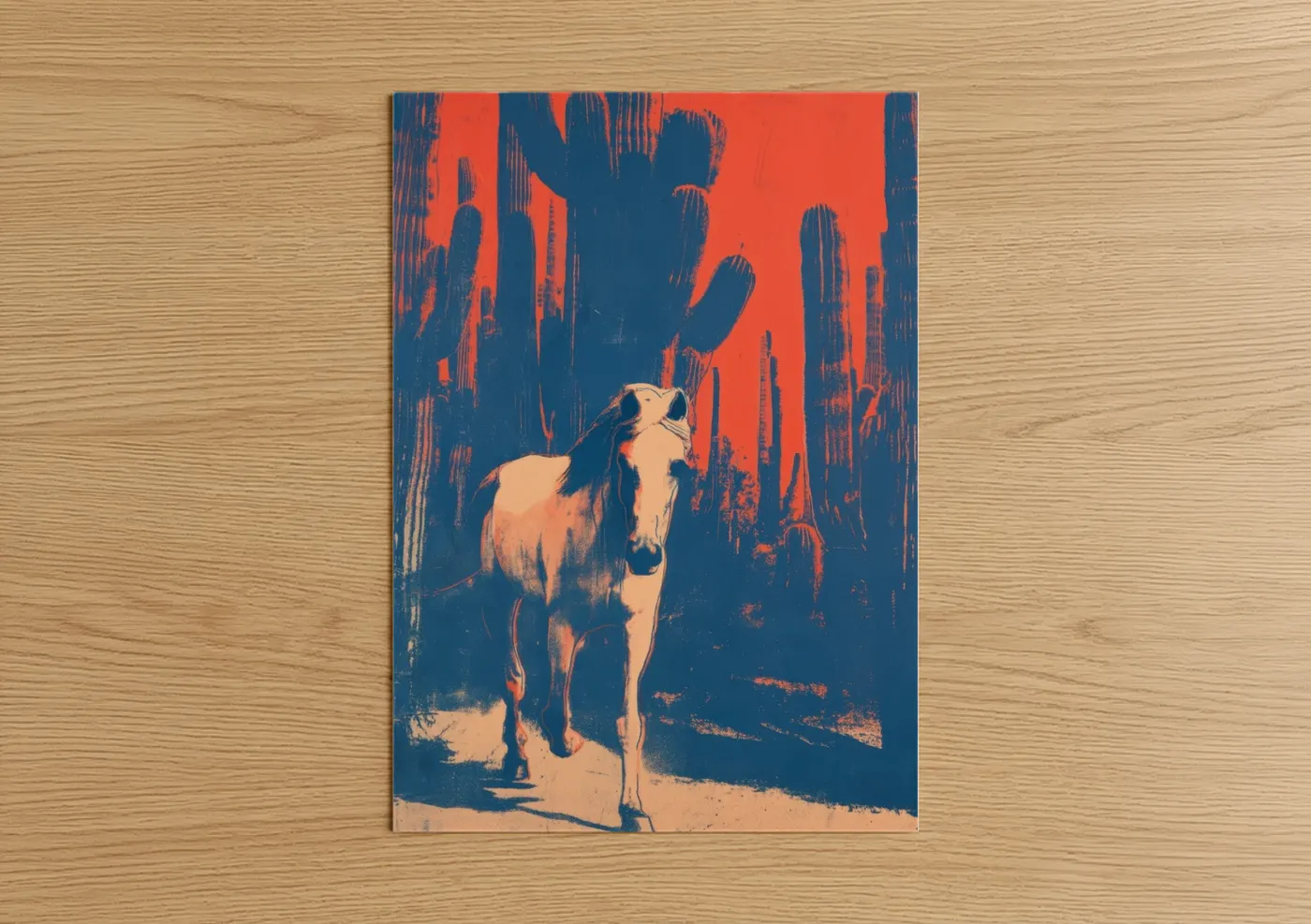 Desert Arabian Horse Pop Wall Art