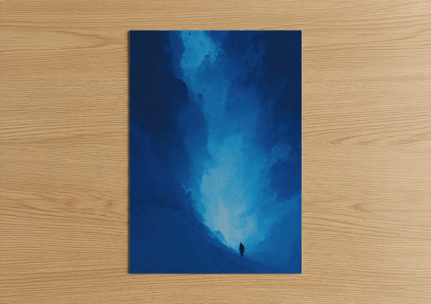 Ice Climber Frozen Ascent Winter Sport Wall Art