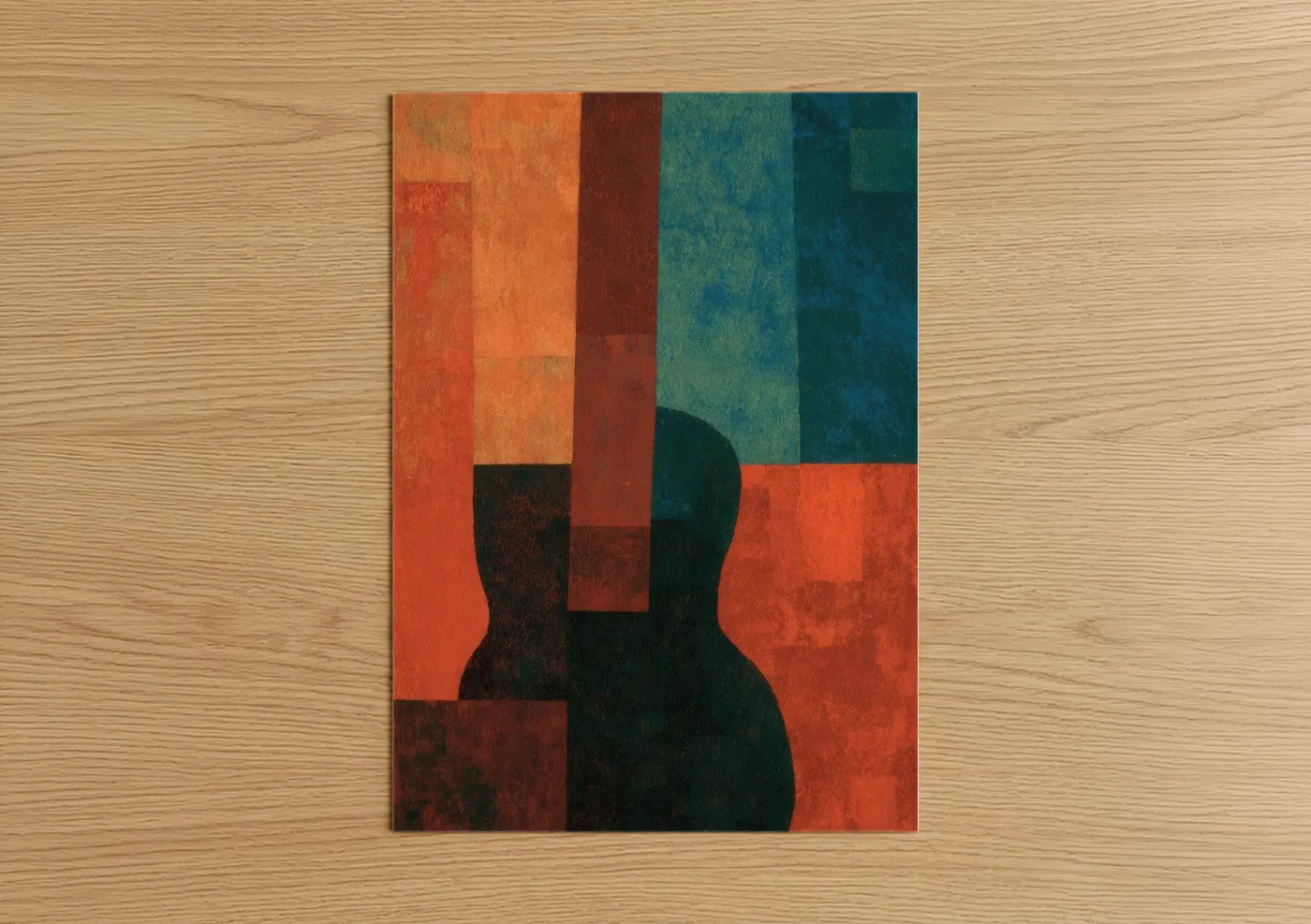 Chromatic Guitar Abstract Wall Art