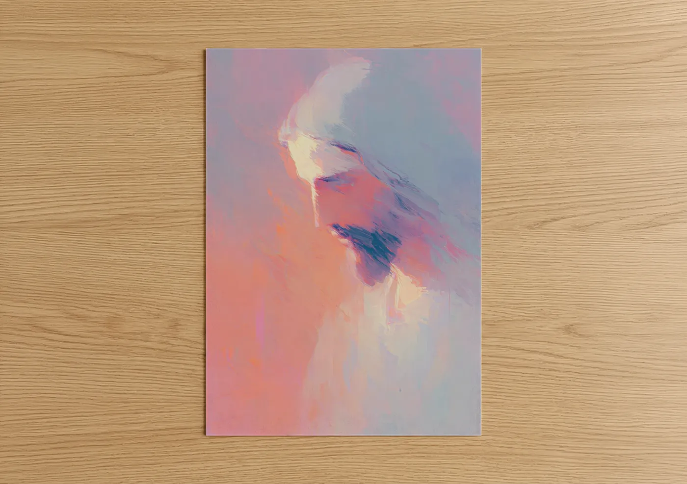 Abstract Jesus Christ Spiritual Portrait Wall Art