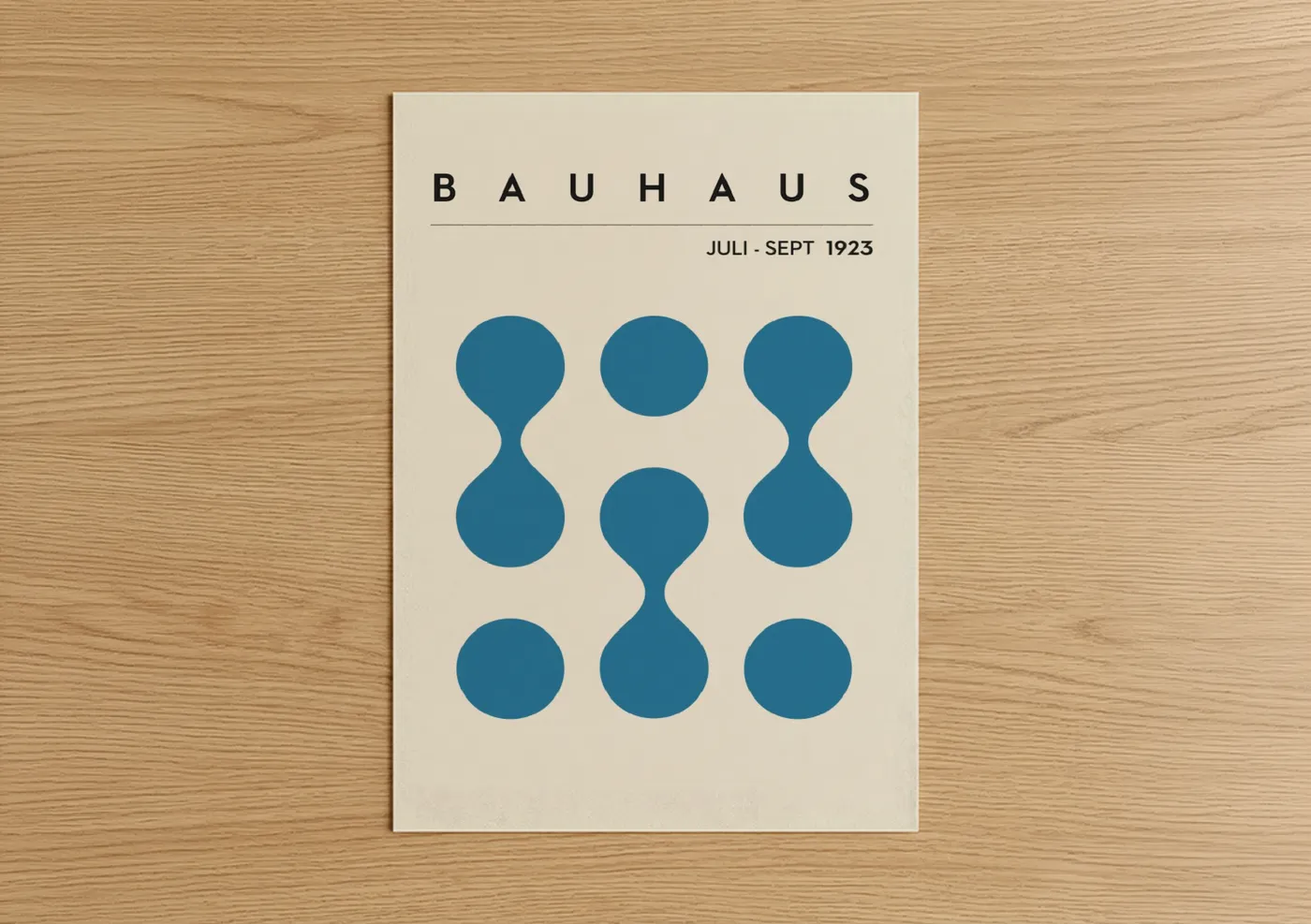 Bauhaus Geometric Abstract 1923 Wall Art