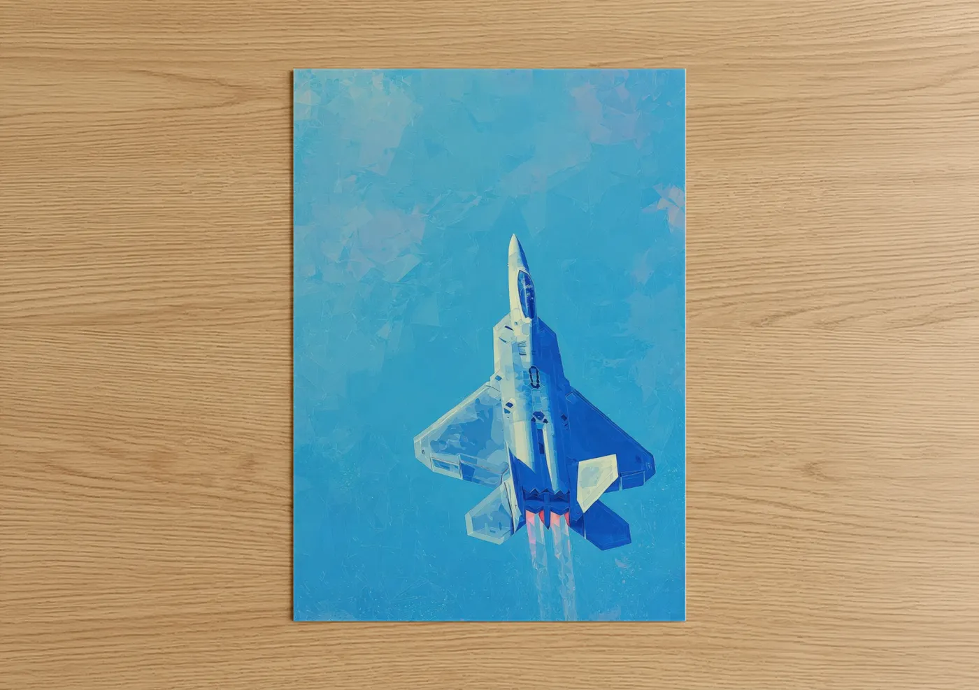 Modern Military Jet Fighter Plane Wall Art
