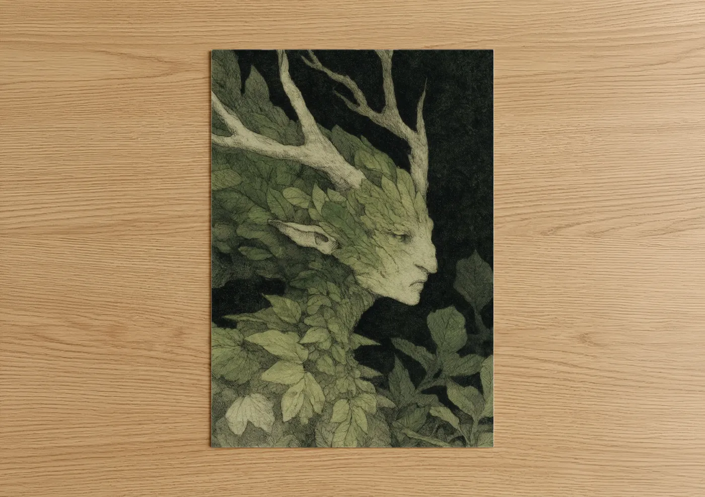 Leafbound Fairy Mythical Creature Wall Art