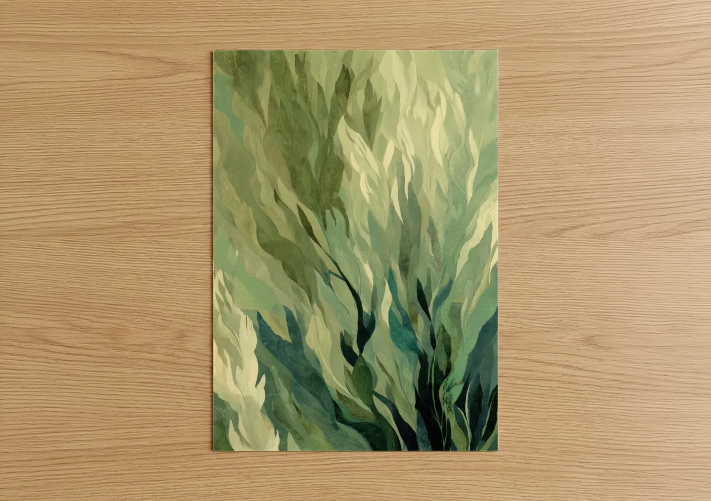 Ethereal Willow Forest Painting Wall Art