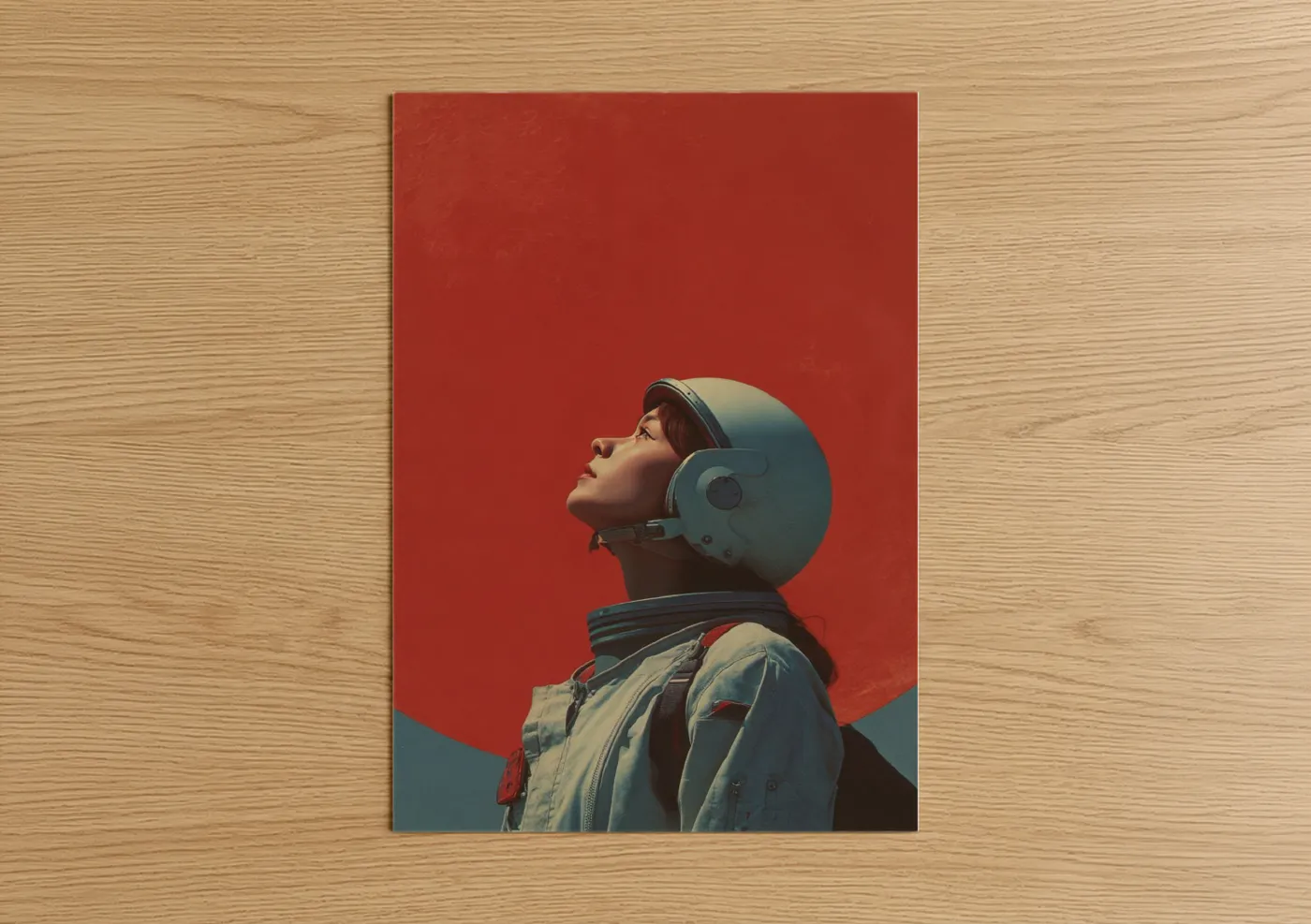 Retro Astronaut Space Explorer Wall Art