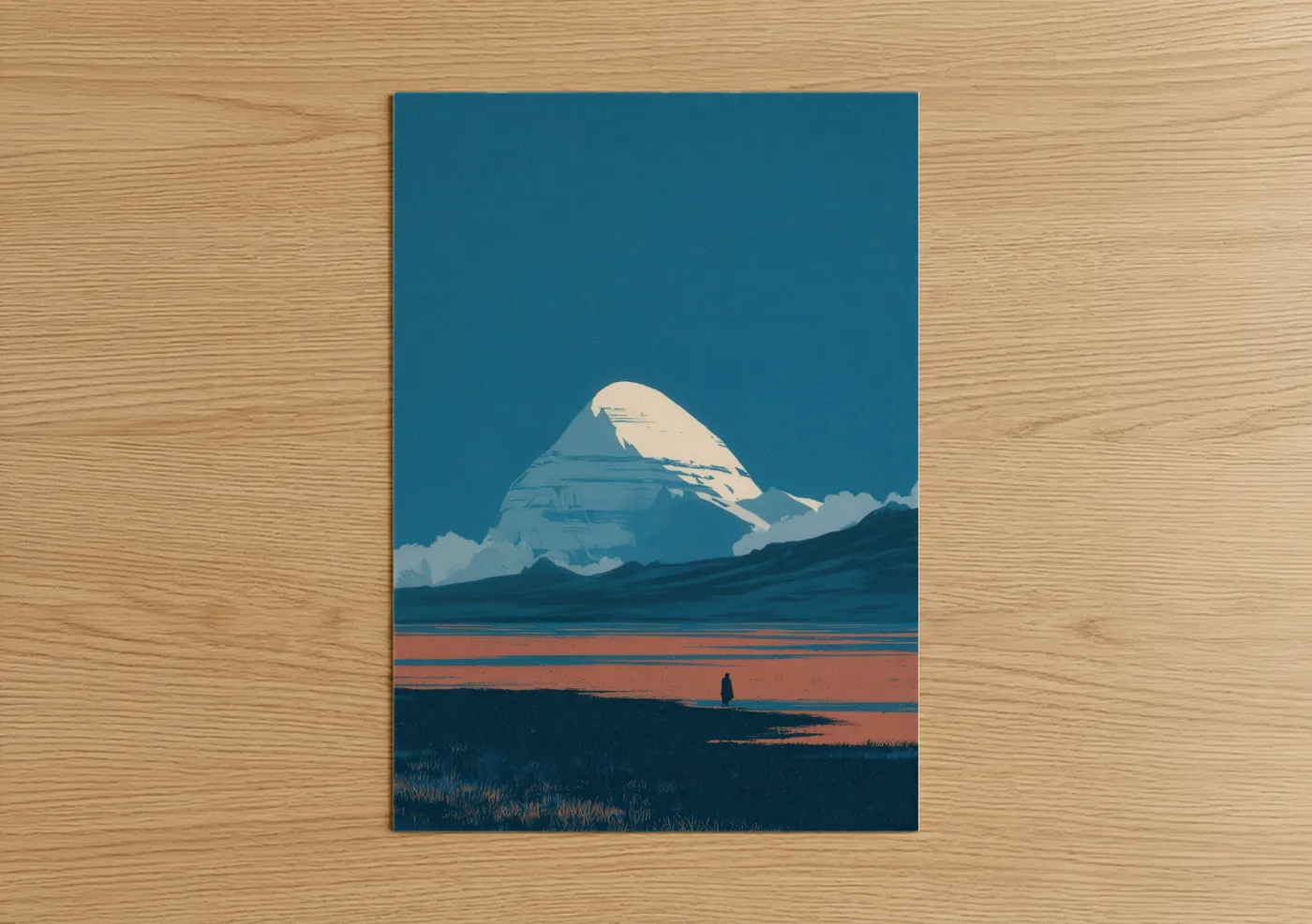 Snowy Himalayas Mountain Landscape Wall Art