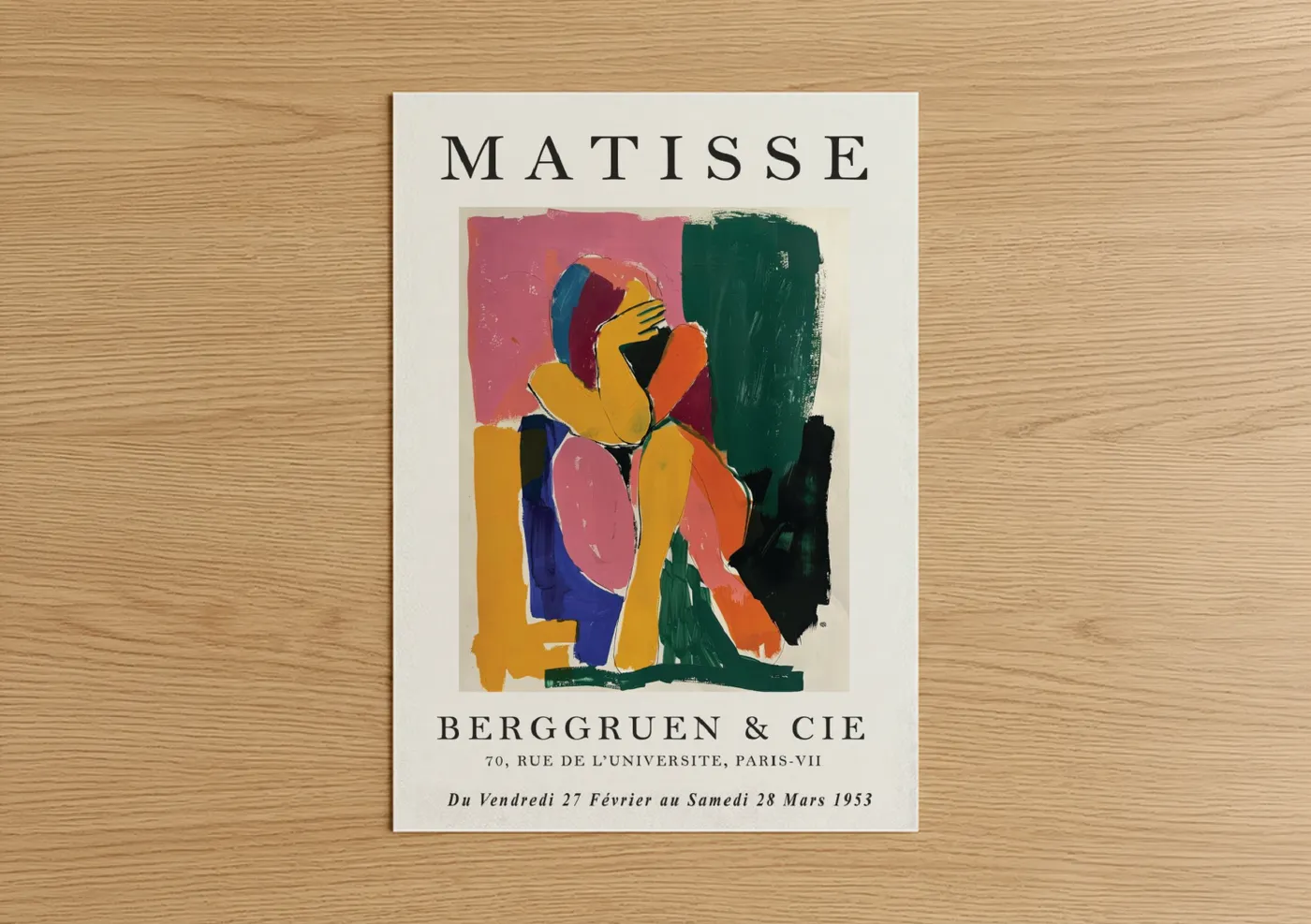 Matisse Abstract Expressionism Poster Wall Art