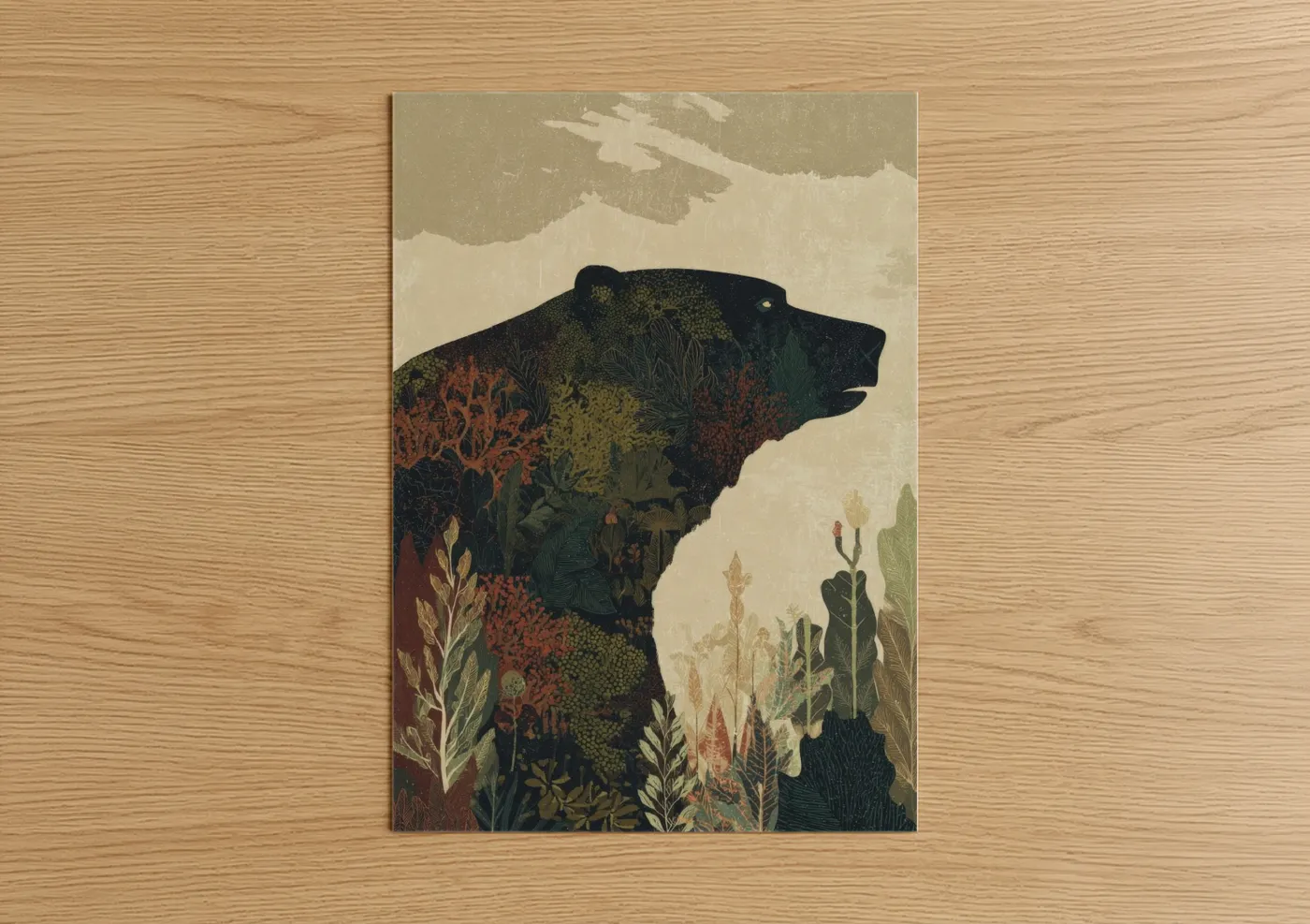 Polar Bear Arctic Landscape Nature Wall Art