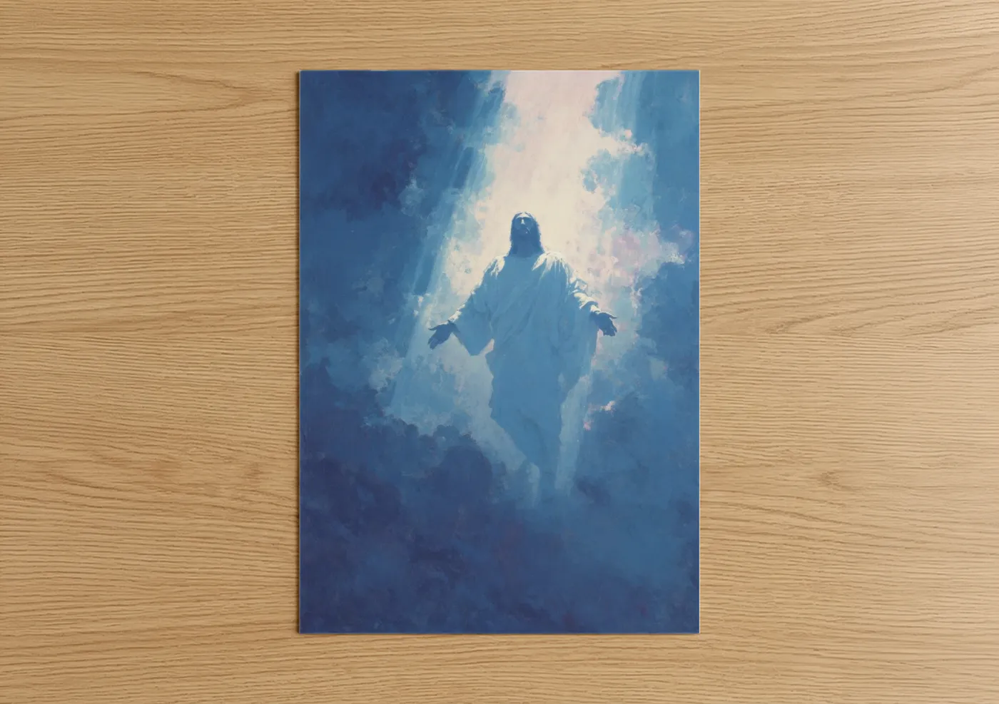 Jesus Christ Heavenly Ascension Spiritual Wall Art