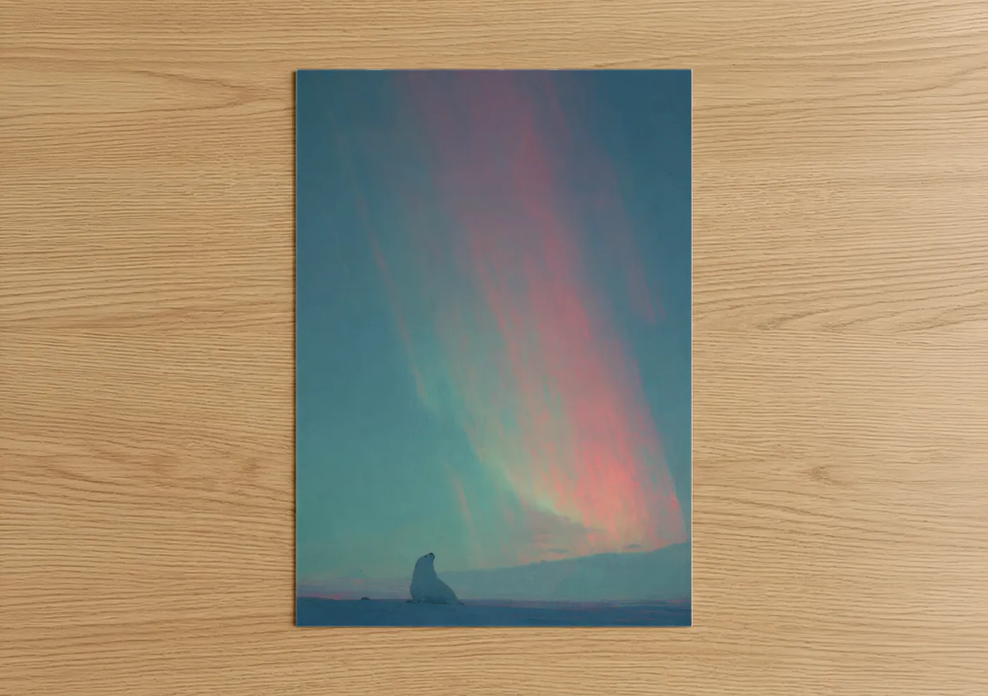 Aurora Seal Northern Lights Wall Art