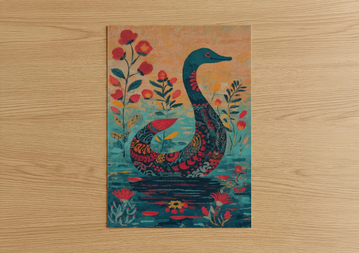 Ornate Loch Ness Monster Decorative Wall Art