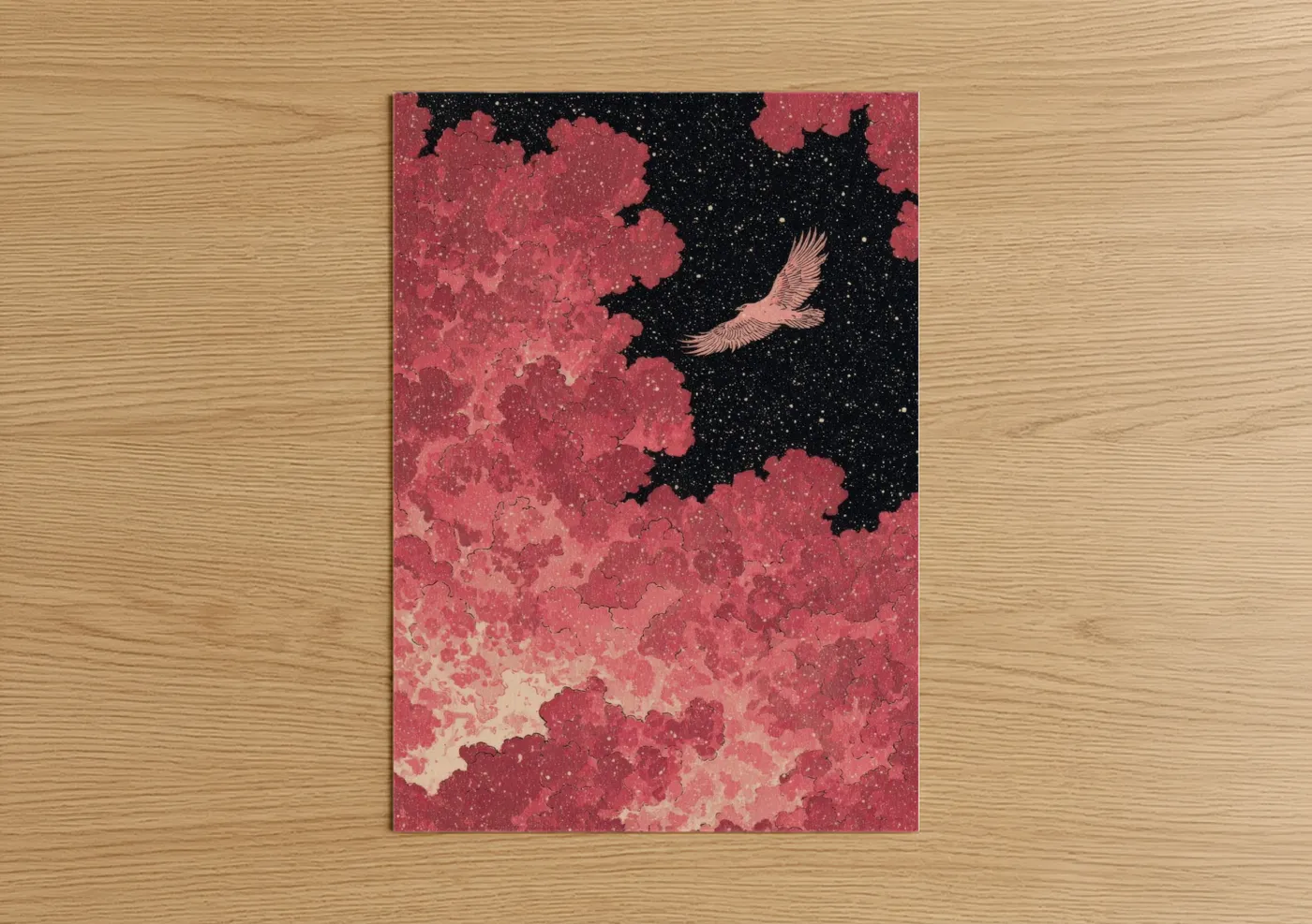 Celestial Wing Space Nebula Wall Art